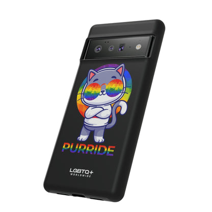 LGBTQWorldwide - ,,PURRIDE" Tough Cases Accessories, Glossy, iPhone Cases, Matte, Phone accessory, Phone Cases, Samsung Cases, Thermo, Valentine's Day Picks lgbtq Bekleidung Accessoires unisex Zubehör