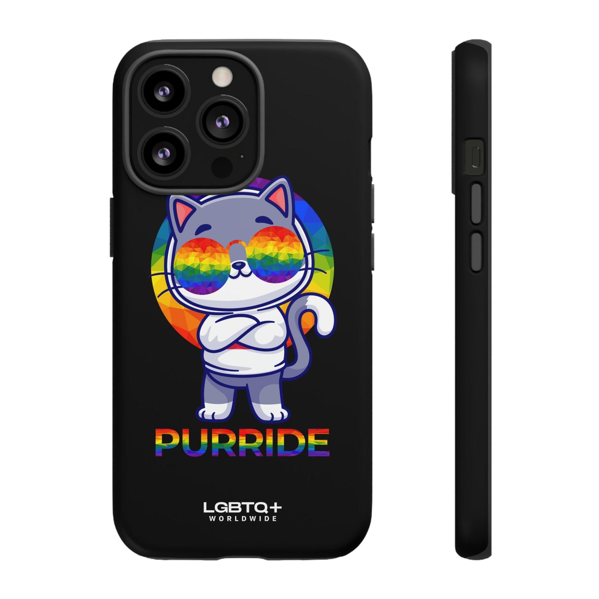 LGBTQWorldwide - ,,PURRIDE" Tough Cases Accessories, Glossy, iPhone Cases, Matte, Phone accessory, Phone Cases, Samsung Cases, Thermo, Valentine's Day Picks lgbtq Bekleidung Accessoires unisex Zubehör