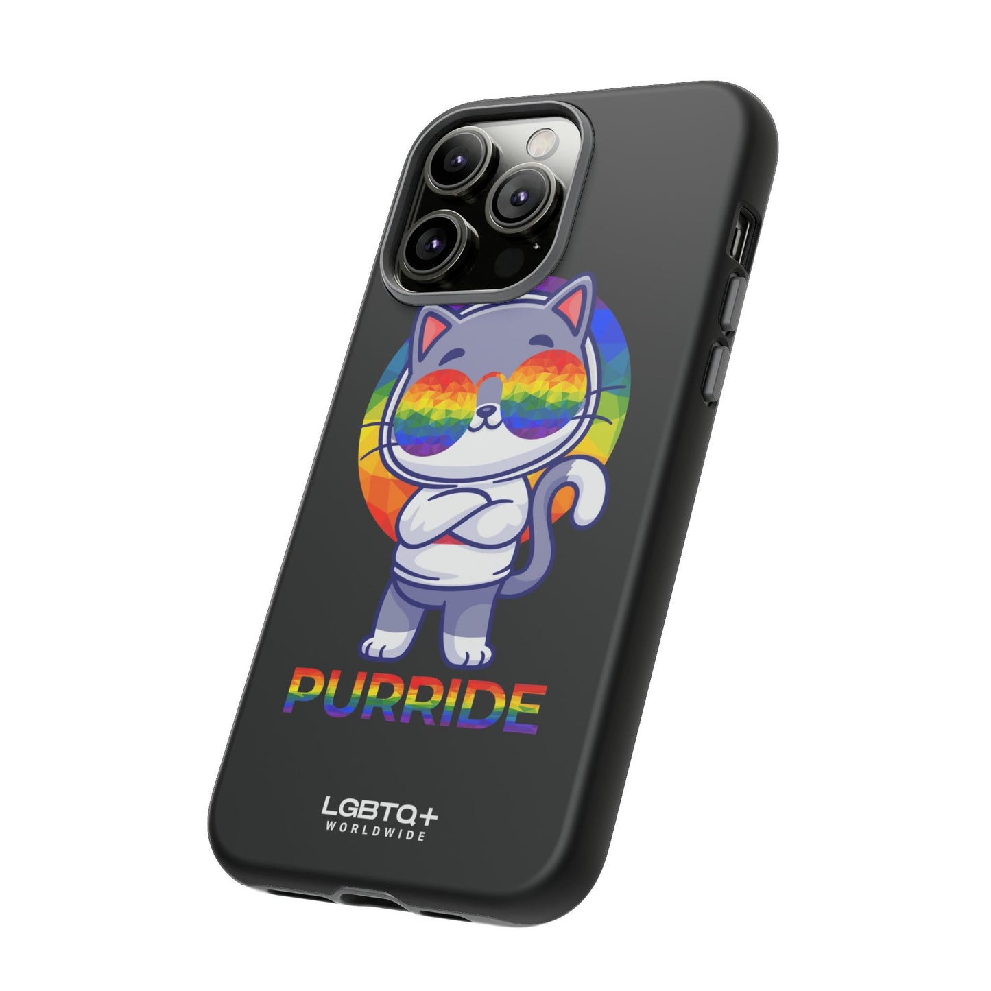 LGBTQWorldwide - ,,PURRIDE" Tough Cases Accessories, Glossy, iPhone Cases, Matte, Phone accessory, Phone Cases, Samsung Cases, Thermo, Valentine's Day Picks lgbtq Bekleidung Accessoires unisex Zubehör