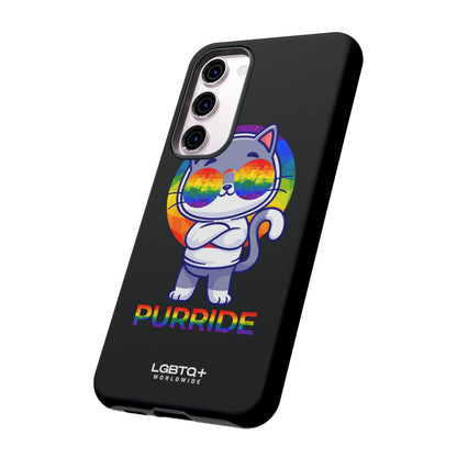 LGBTQWorldwide - ,,PURRIDE" Tough Cases Accessories, Glossy, iPhone Cases, Matte, Phone accessory, Phone Cases, Samsung Cases, Thermo, Valentine's Day Picks lgbtq Bekleidung Accessoires unisex Zubehör