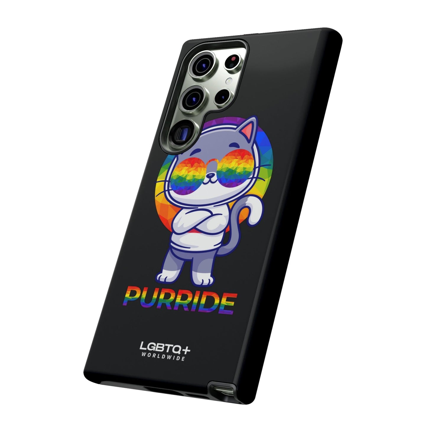 LGBTQWorldwide - ,,PURRIDE" Tough Cases Accessories, Glossy, iPhone Cases, Matte, Phone accessory, Phone Cases, Samsung Cases, Thermo, Valentine's Day Picks lgbtq Bekleidung Accessoires unisex Zubehör