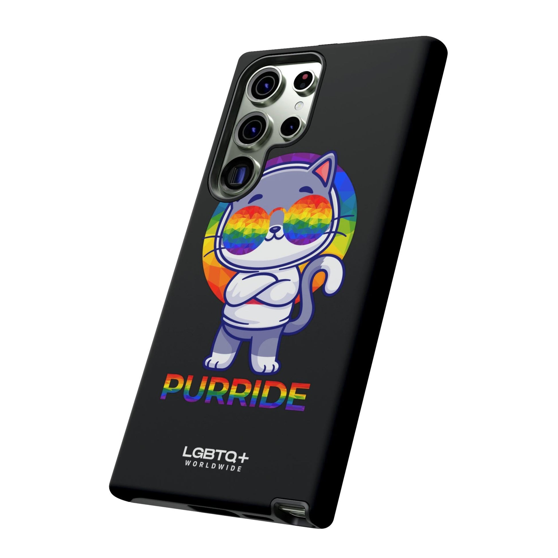 LGBTQWorldwide - ,,PURRIDE" Tough Cases Accessories, Glossy, iPhone Cases, Matte, Phone accessory, Phone Cases, Samsung Cases, Thermo, Valentine's Day Picks lgbtq Bekleidung Accessoires unisex Zubehör