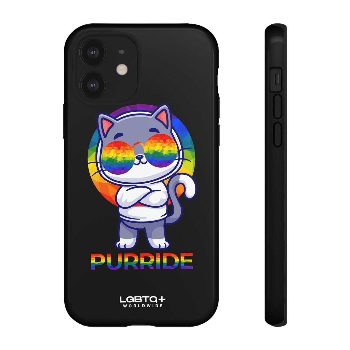 LGBTQWorldwide - ,,PURRIDE" Tough Cases Accessories, Glossy, iPhone Cases, Matte, Phone accessory, Phone Cases, Samsung Cases, Thermo, Valentine's Day Picks lgbtq Bekleidung Accessoires unisex Zubehör