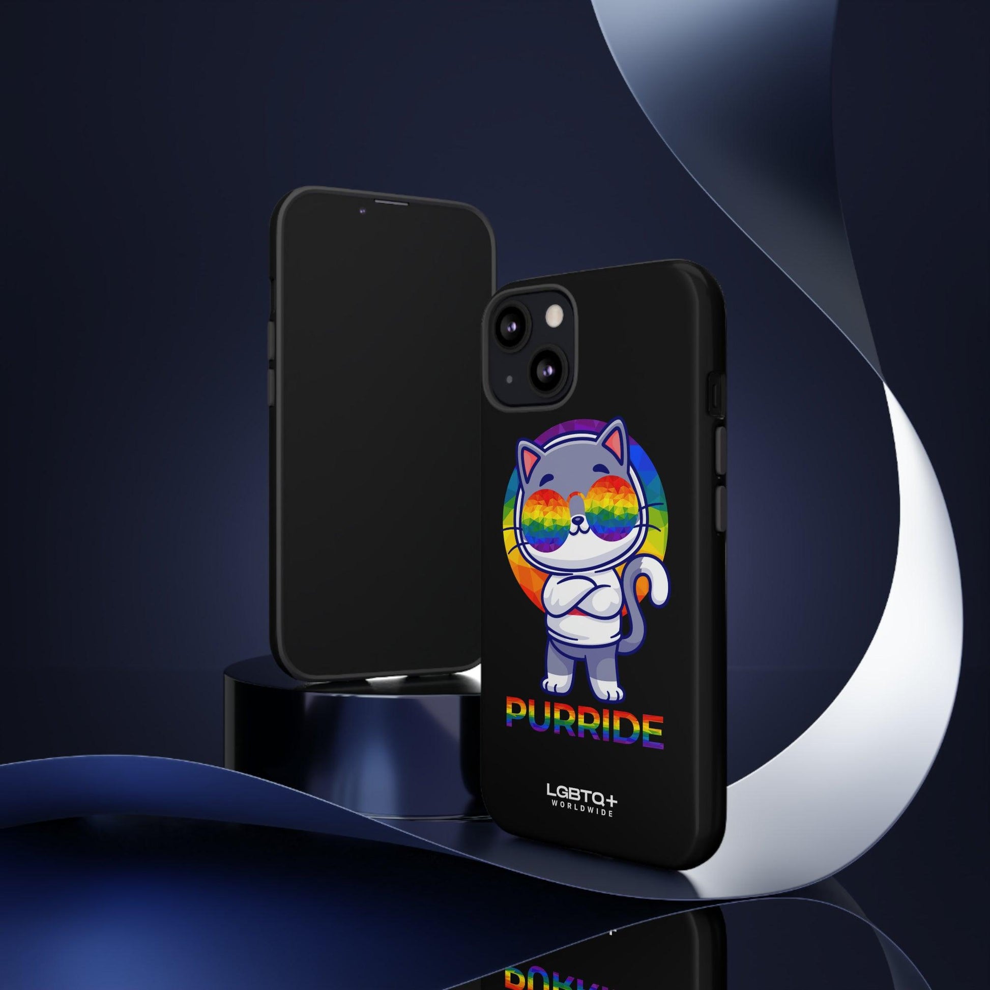 LGBTQWorldwide - ,,PURRIDE" Tough Cases Accessories, Glossy, iPhone Cases, Matte, Phone accessory, Phone Cases, Samsung Cases, Thermo, Valentine's Day Picks lgbtq Bekleidung Accessoires unisex Zubehör