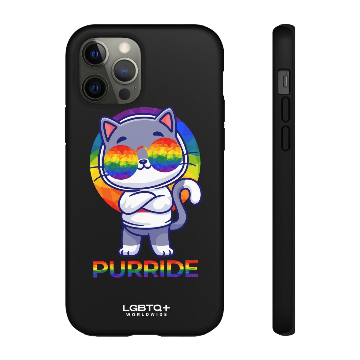 LGBTQWorldwide - ,,PURRIDE" Tough Cases Accessories, Glossy, iPhone Cases, Matte, Phone accessory, Phone Cases, Samsung Cases, Thermo, Valentine's Day Picks lgbtq Bekleidung Accessoires unisex Zubehör