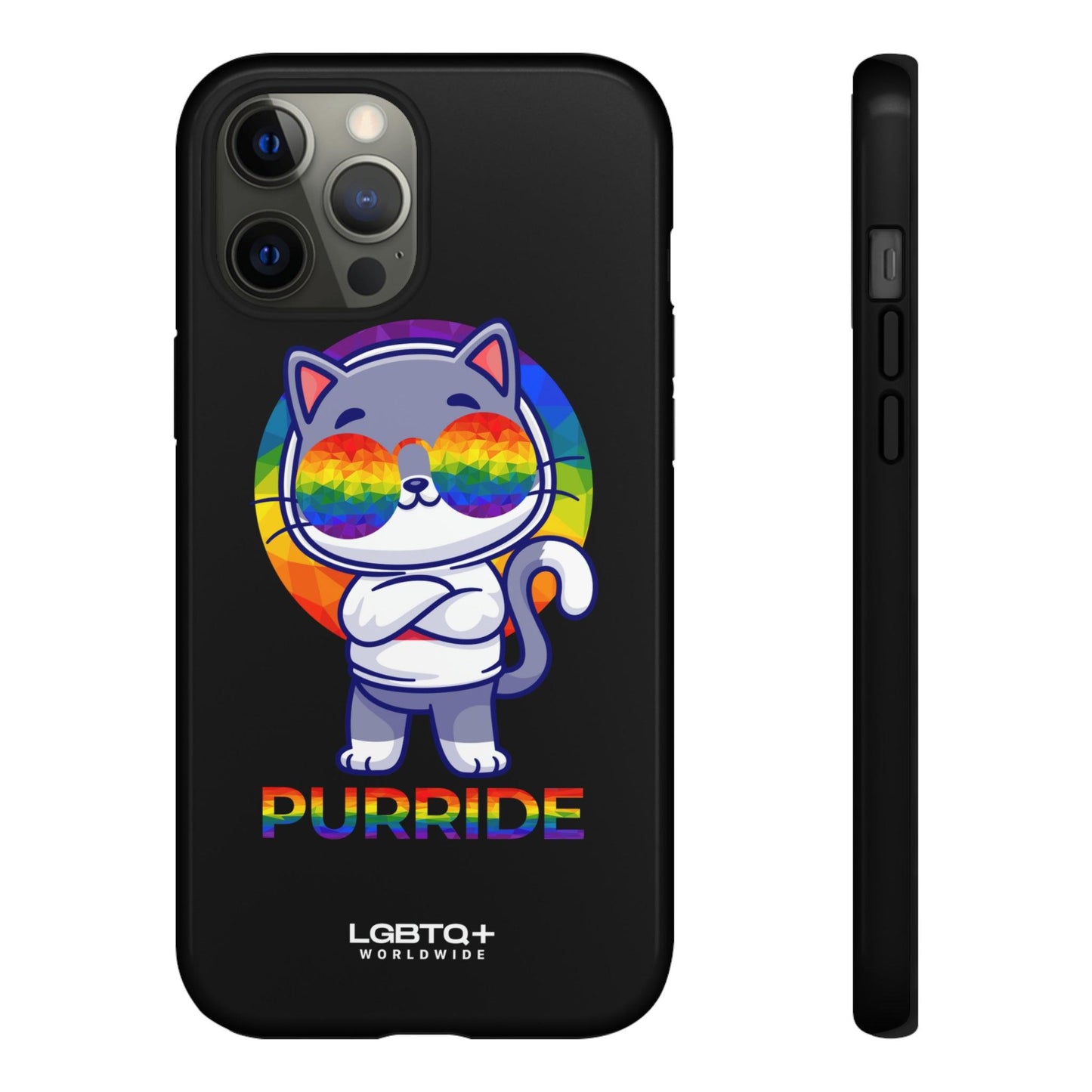 LGBTQWorldwide - ,,PURRIDE" Tough Cases Accessories, Glossy, iPhone Cases, Matte, Phone accessory, Phone Cases, Samsung Cases, Thermo, Valentine's Day Picks lgbtq Bekleidung Accessoires unisex Zubehör