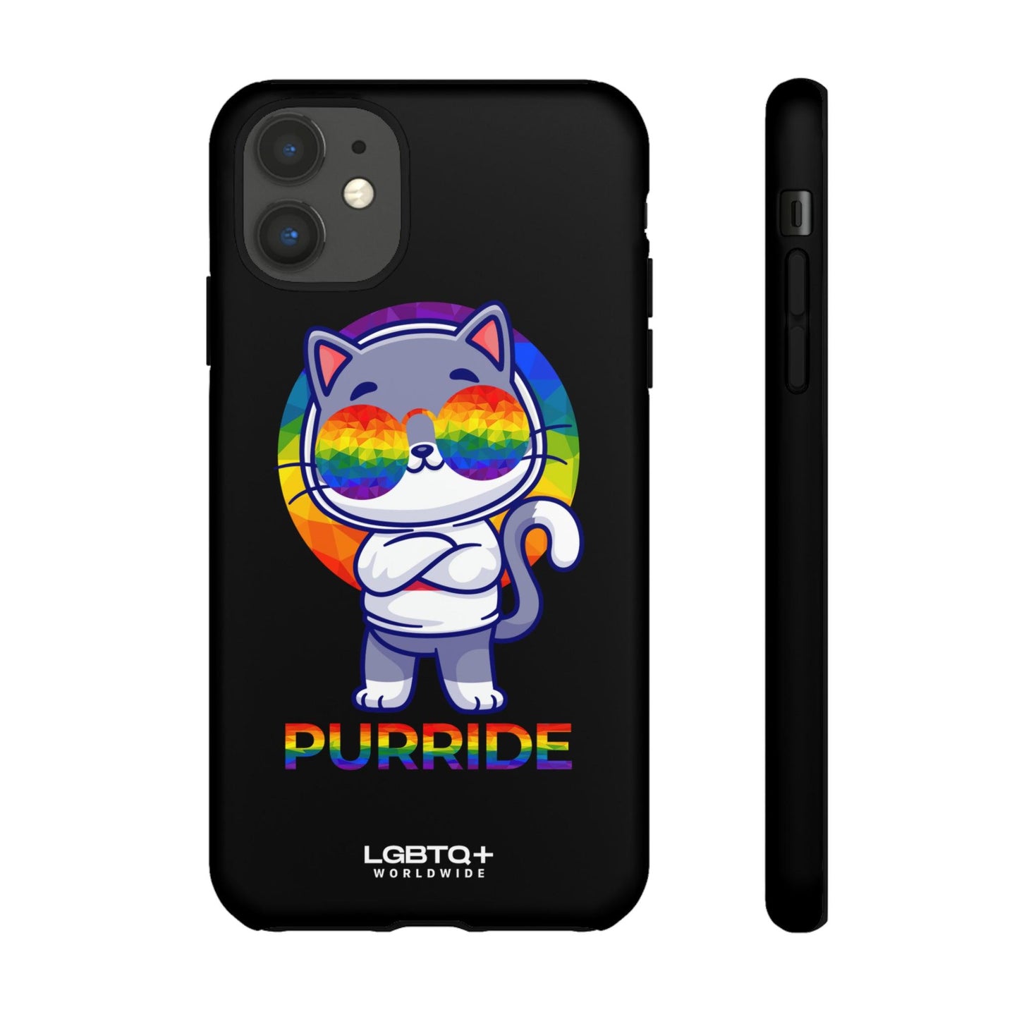 LGBTQWorldwide - ,,PURRIDE" Tough Cases Accessories, Glossy, iPhone Cases, Matte, Phone accessory, Phone Cases, Samsung Cases, Thermo, Valentine's Day Picks lgbtq Bekleidung Accessoires unisex Zubehör