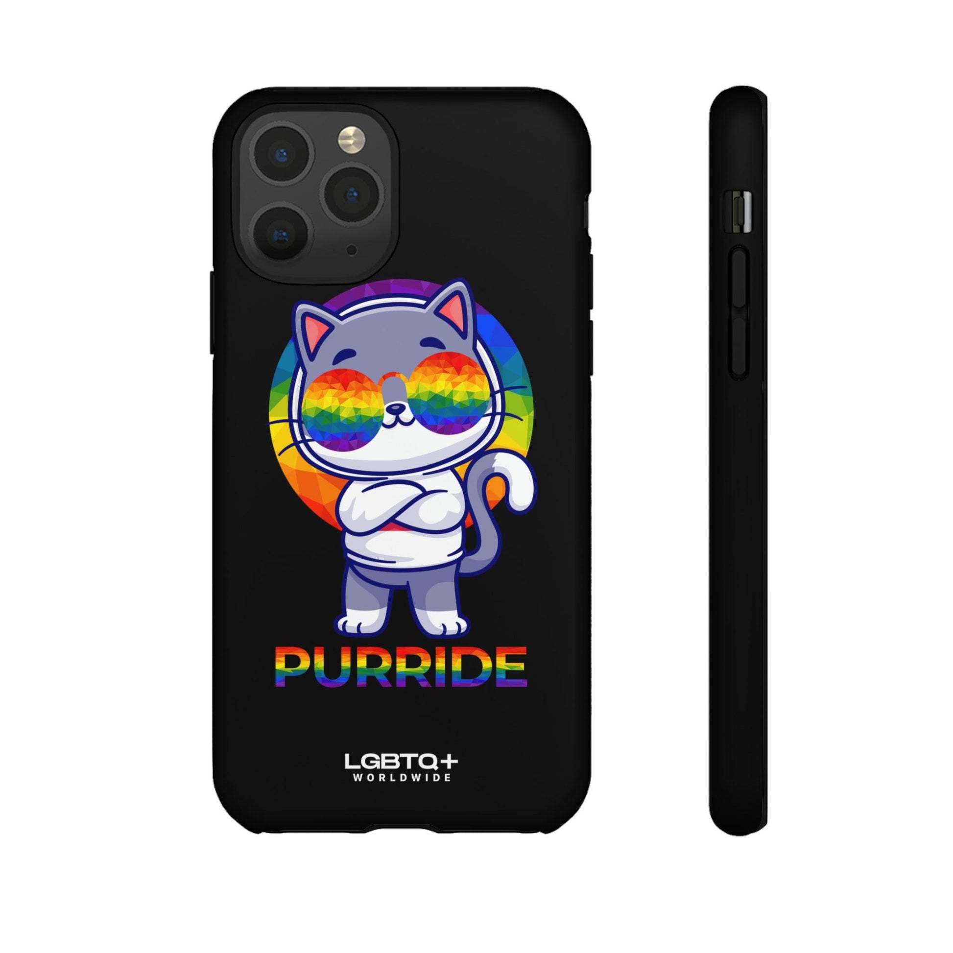 LGBTQWorldwide - ,,PURRIDE" Tough Cases Accessories, Glossy, iPhone Cases, Matte, Phone accessory, Phone Cases, Samsung Cases, Thermo, Valentine's Day Picks lgbtq Bekleidung Accessoires unisex Zubehör