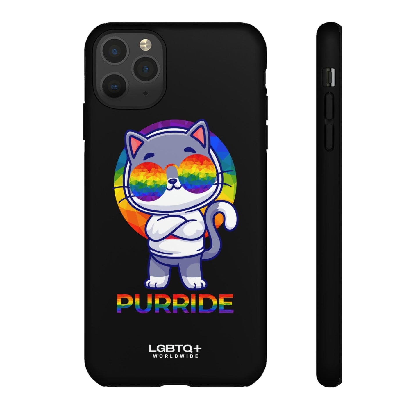 LGBTQWorldwide - ,,PURRIDE" Tough Cases Accessories, Glossy, iPhone Cases, Matte, Phone accessory, Phone Cases, Samsung Cases, Thermo, Valentine's Day Picks lgbtq Bekleidung Accessoires unisex Zubehör