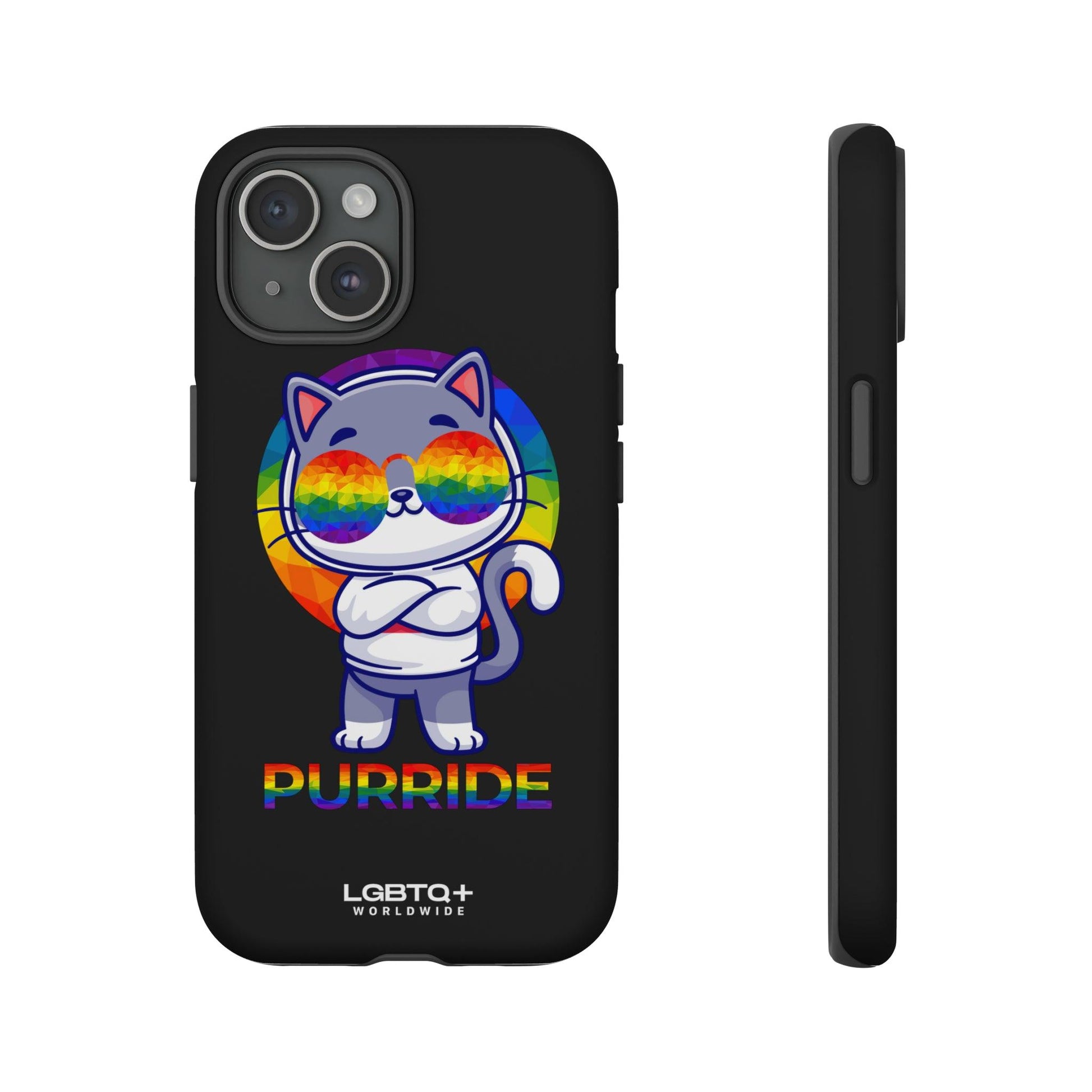 LGBTQWorldwide - ,,PURRIDE" Tough Cases Accessories, Glossy, iPhone Cases, Matte, Phone accessory, Phone Cases, Samsung Cases, Thermo, Valentine's Day Picks lgbtq Bekleidung Accessoires unisex Zubehör