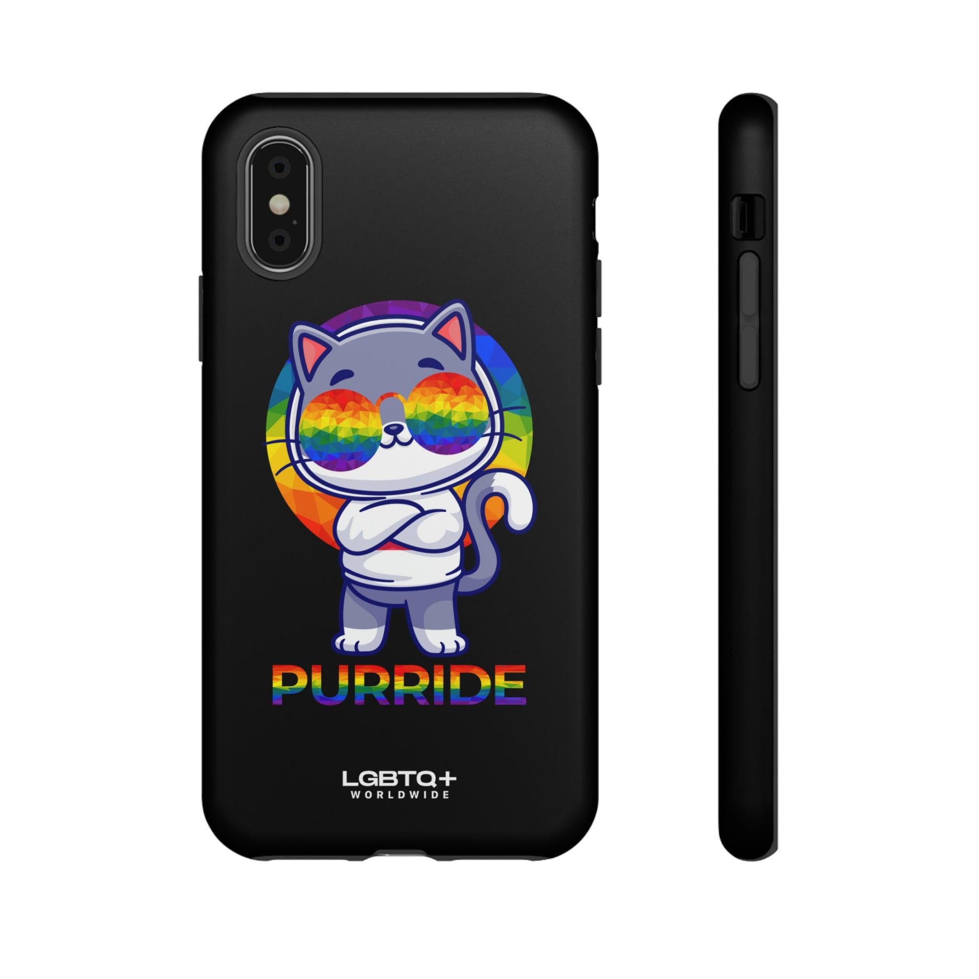 LGBTQWorldwide - ,,PURRIDE" Tough Cases Accessories, Glossy, iPhone Cases, Matte, Phone accessory, Phone Cases, Samsung Cases, Thermo, Valentine's Day Picks lgbtq Bekleidung Accessoires unisex Zubehör