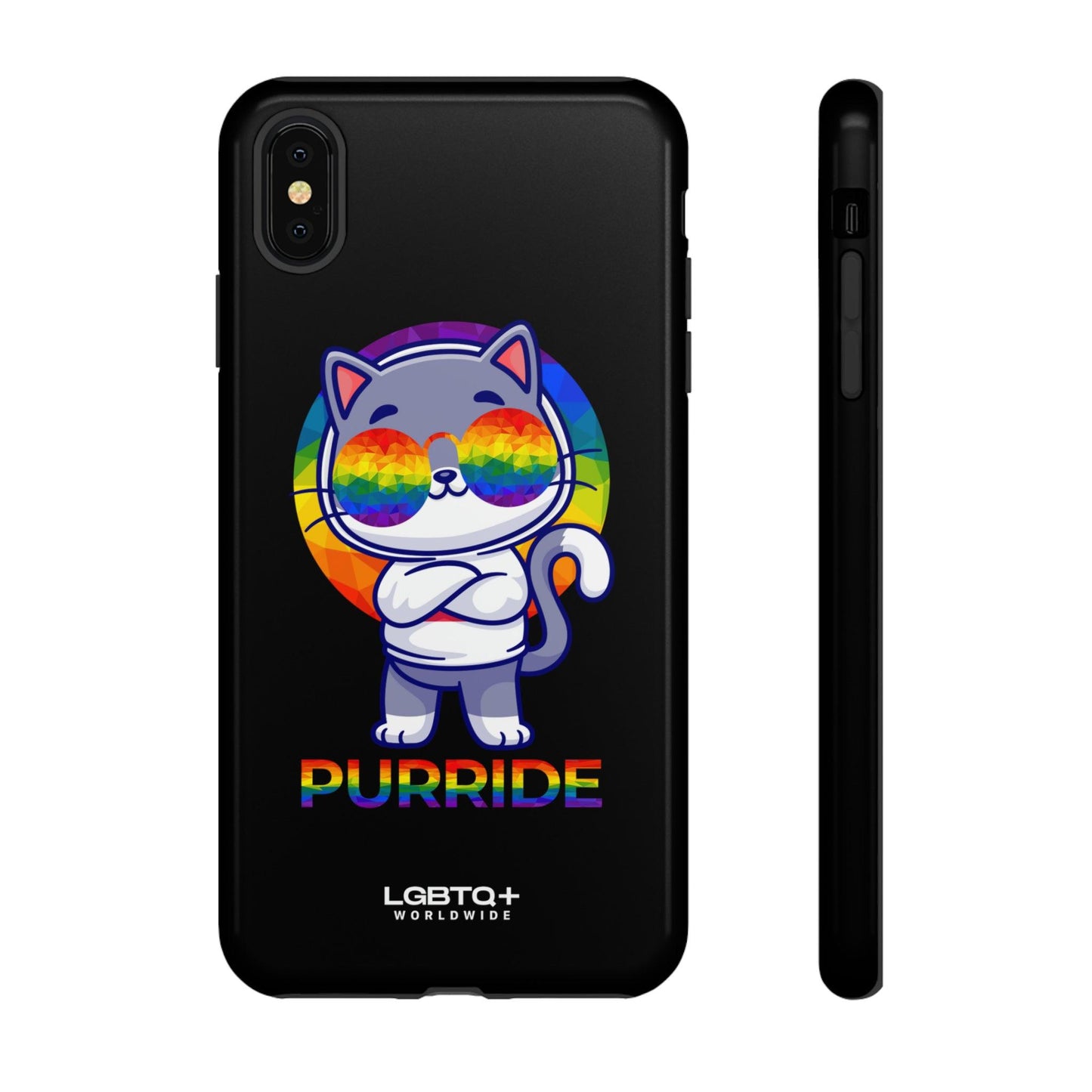 LGBTQWorldwide - ,,PURRIDE" Tough Cases Accessories, Glossy, iPhone Cases, Matte, Phone accessory, Phone Cases, Samsung Cases, Thermo, Valentine's Day Picks lgbtq Bekleidung Accessoires unisex Zubehör