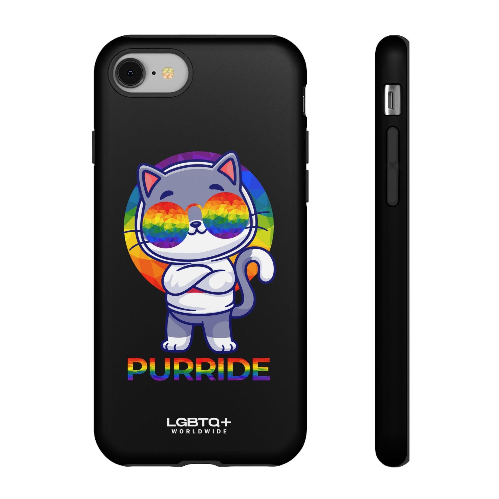 LGBTQWorldwide - ,,PURRIDE" Tough Cases Accessories, Glossy, iPhone Cases, Matte, Phone accessory, Phone Cases, Samsung Cases, Thermo, Valentine's Day Picks lgbtq Bekleidung Accessoires unisex Zubehör