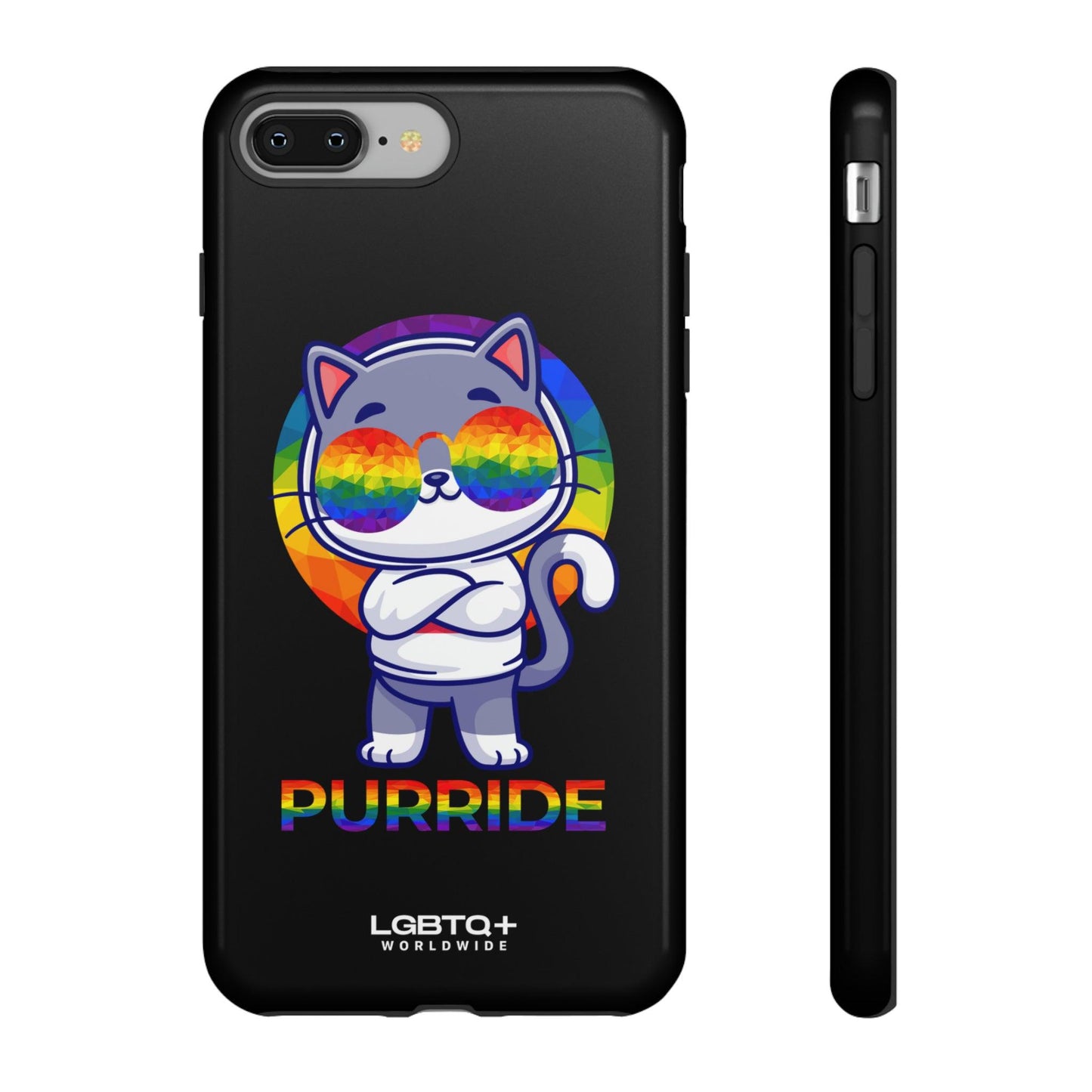 LGBTQWorldwide - ,,PURRIDE" Tough Cases Accessories, Glossy, iPhone Cases, Matte, Phone accessory, Phone Cases, Samsung Cases, Thermo, Valentine's Day Picks lgbtq Bekleidung Accessoires unisex Zubehör