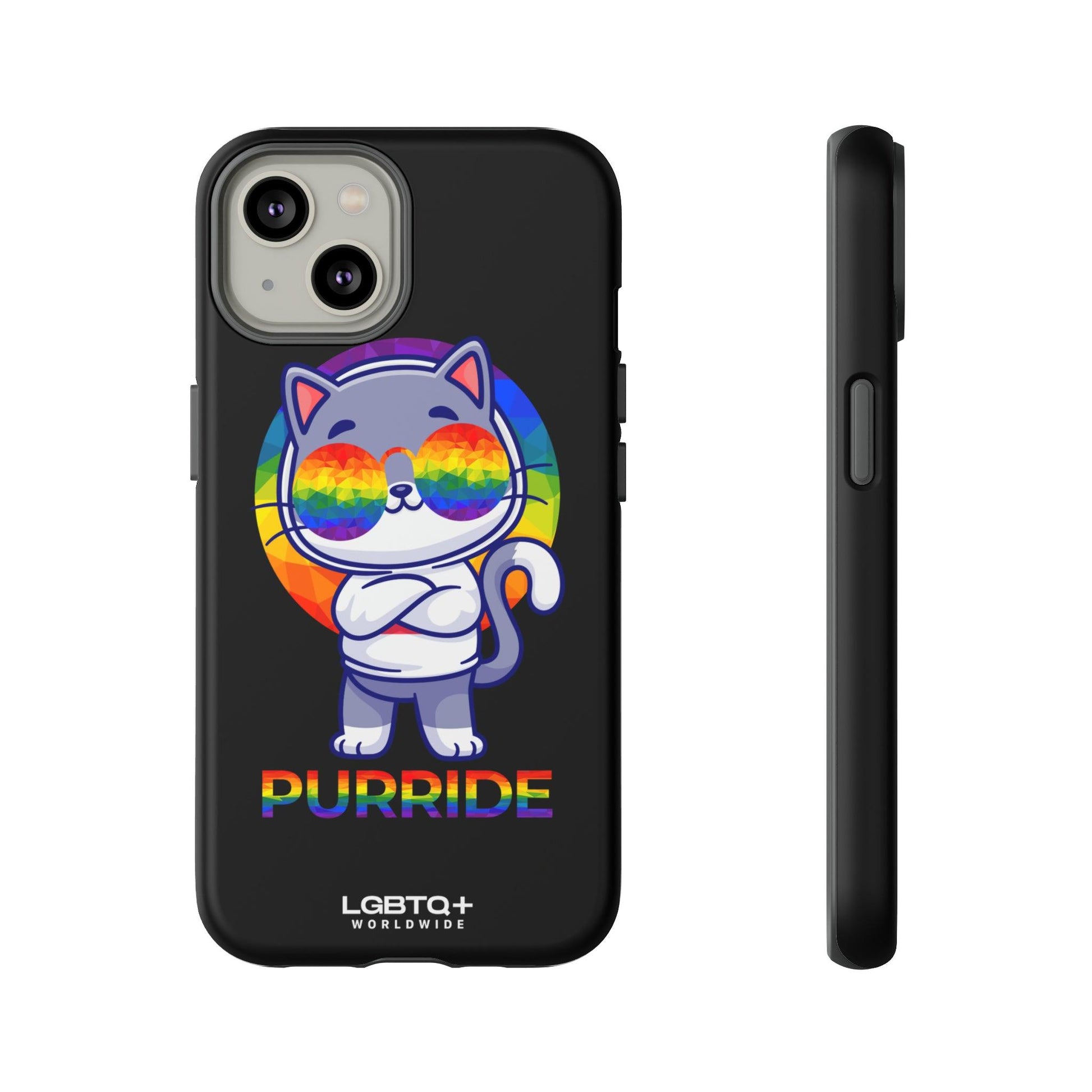 LGBTQWorldwide - ,,PURRIDE" Tough Cases Accessories, Glossy, iPhone Cases, Matte, Phone accessory, Phone Cases, Samsung Cases, Thermo, Valentine's Day Picks lgbtq Bekleidung Accessoires unisex Zubehör