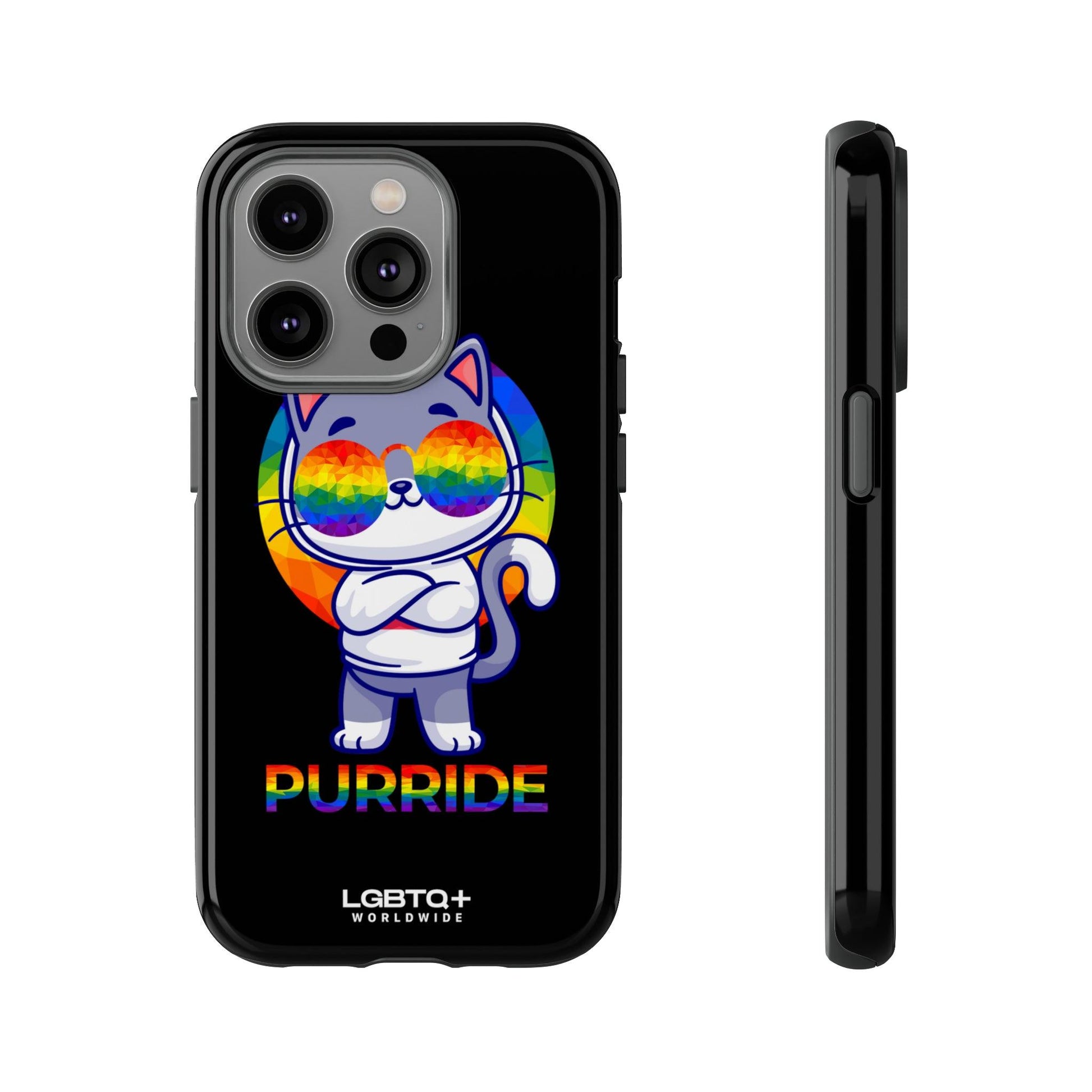 LGBTQWorldwide - ,,PURRIDE" Tough Cases Accessories, Glossy, iPhone Cases, Matte, Phone accessory, Phone Cases, Samsung Cases, Thermo, Valentine's Day Picks lgbtq Bekleidung Accessoires unisex Zubehör