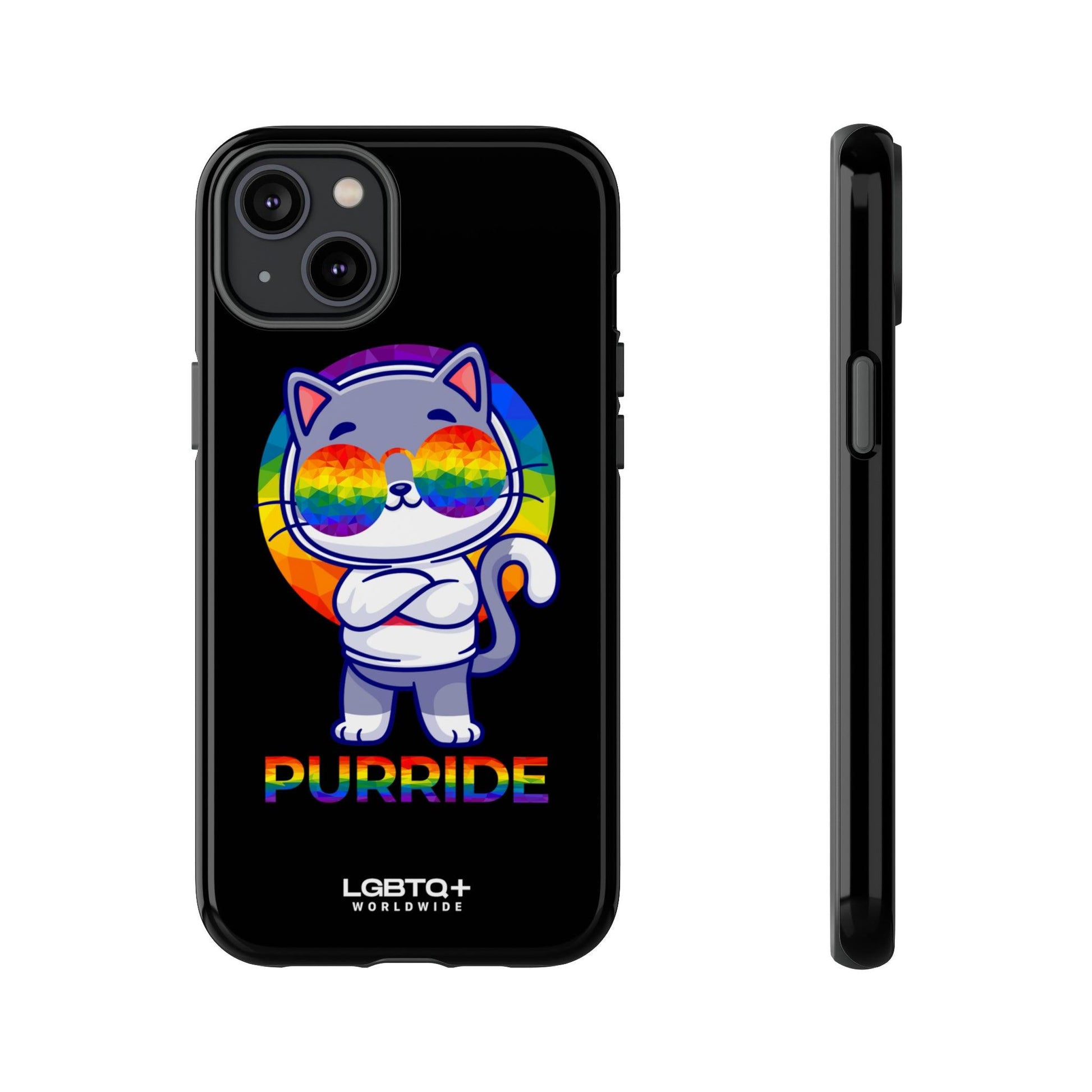 LGBTQWorldwide - ,,PURRIDE" Tough Cases Accessories, Glossy, iPhone Cases, Matte, Phone accessory, Phone Cases, Samsung Cases, Thermo, Valentine's Day Picks lgbtq Bekleidung Accessoires unisex Zubehör