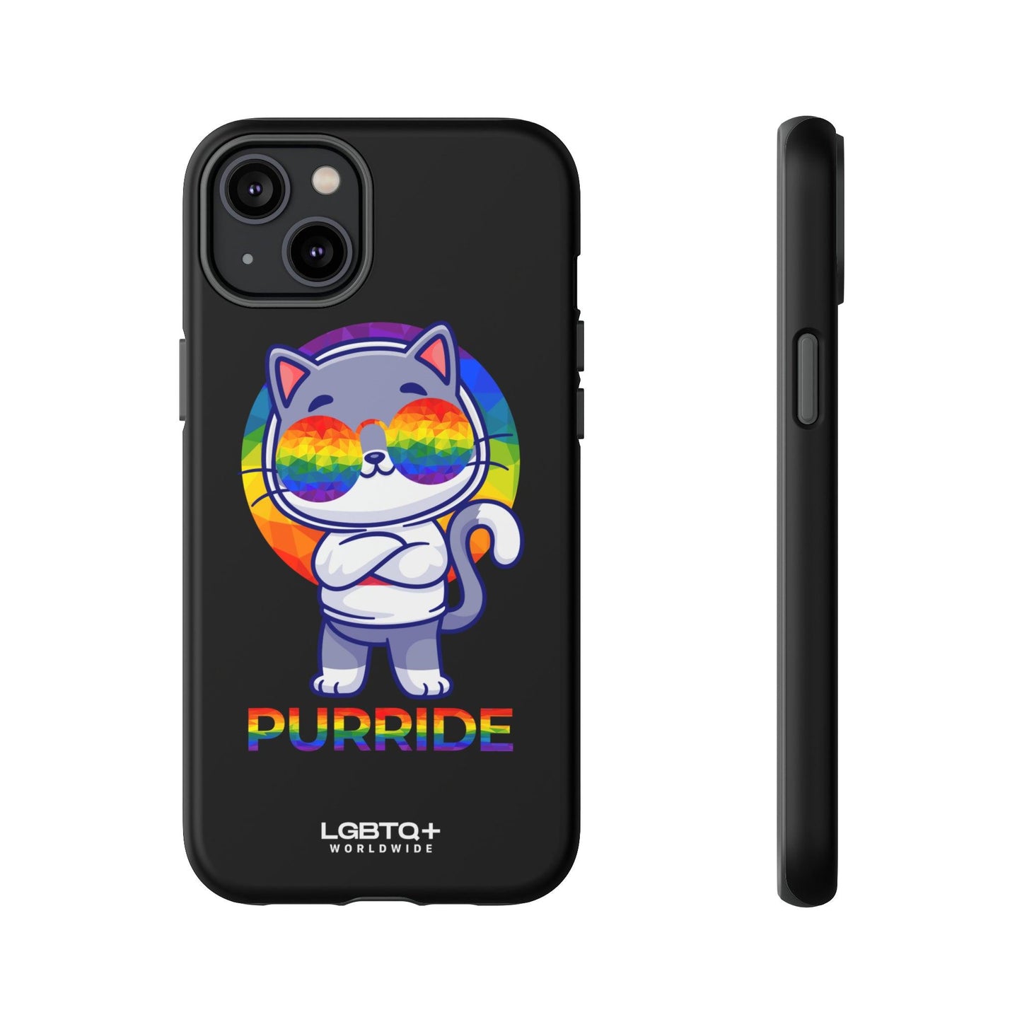 LGBTQWorldwide - ,,PURRIDE" Tough Cases Accessories, Glossy, iPhone Cases, Matte, Phone accessory, Phone Cases, Samsung Cases, Thermo, Valentine's Day Picks lgbtq Bekleidung Accessoires unisex Zubehör