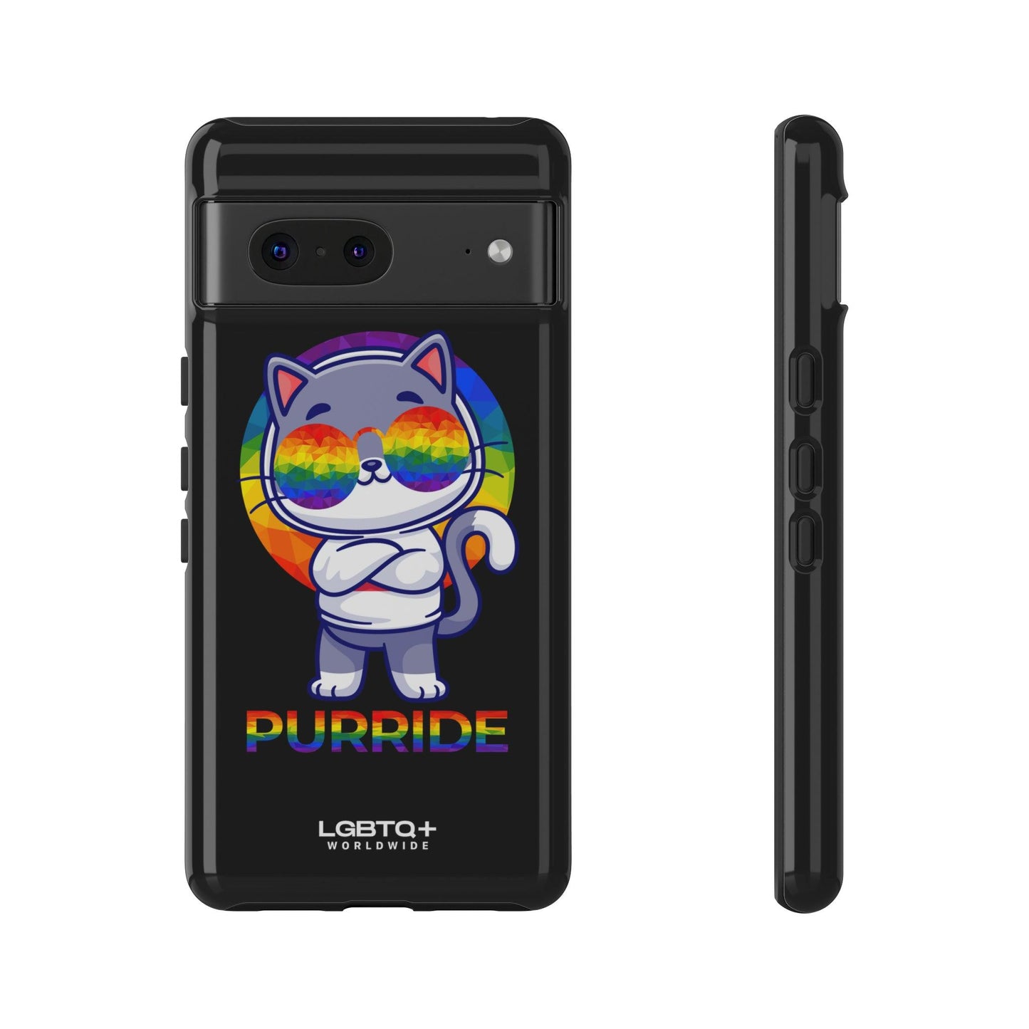 LGBTQWorldwide - ,,PURRIDE" Tough Cases Accessories, Glossy, iPhone Cases, Matte, Phone accessory, Phone Cases, Samsung Cases, Thermo, Valentine's Day Picks lgbtq Bekleidung Accessoires unisex Zubehör