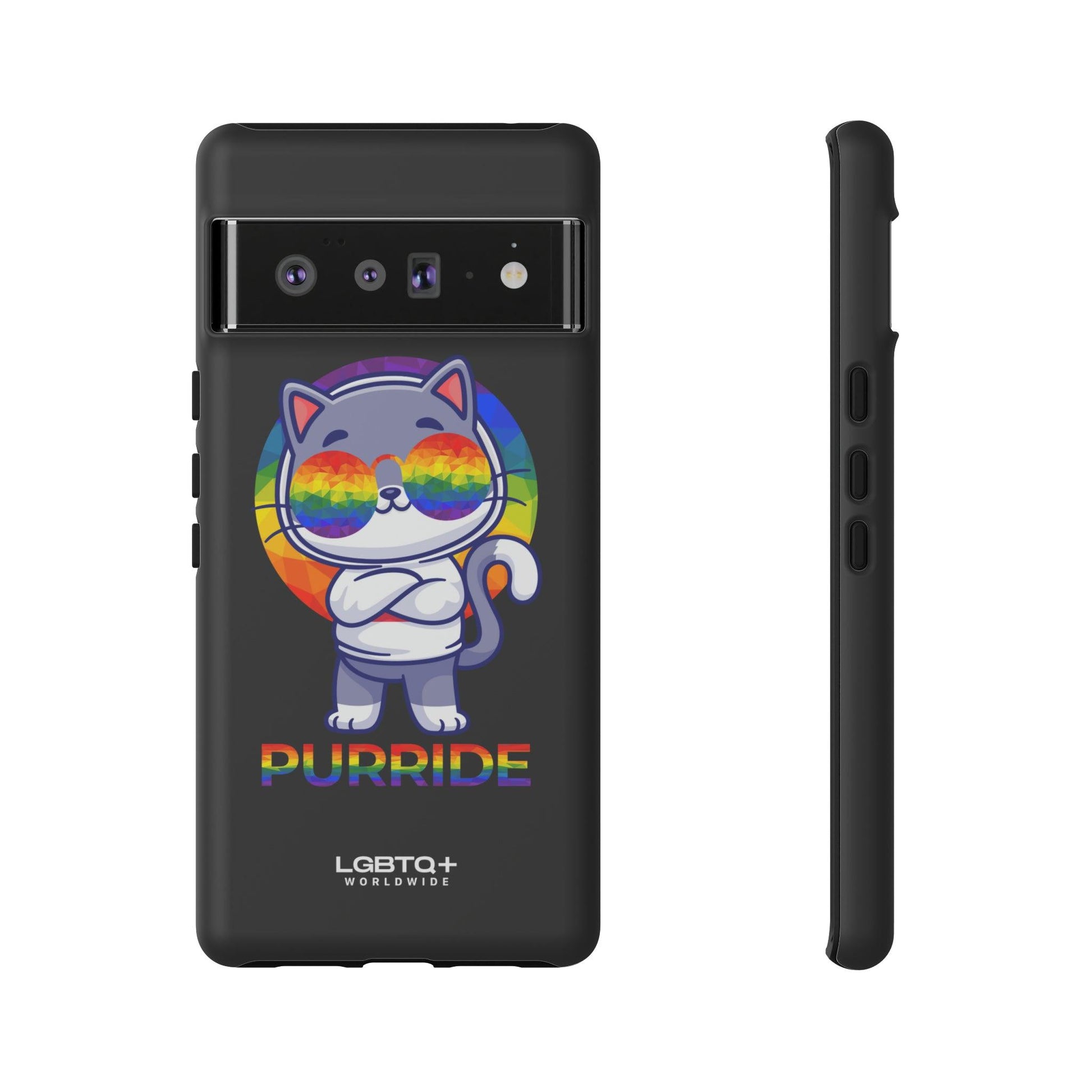 LGBTQWorldwide - ,,PURRIDE" Tough Cases Accessories, Glossy, iPhone Cases, Matte, Phone accessory, Phone Cases, Samsung Cases, Thermo, Valentine's Day Picks lgbtq Bekleidung Accessoires unisex Zubehör