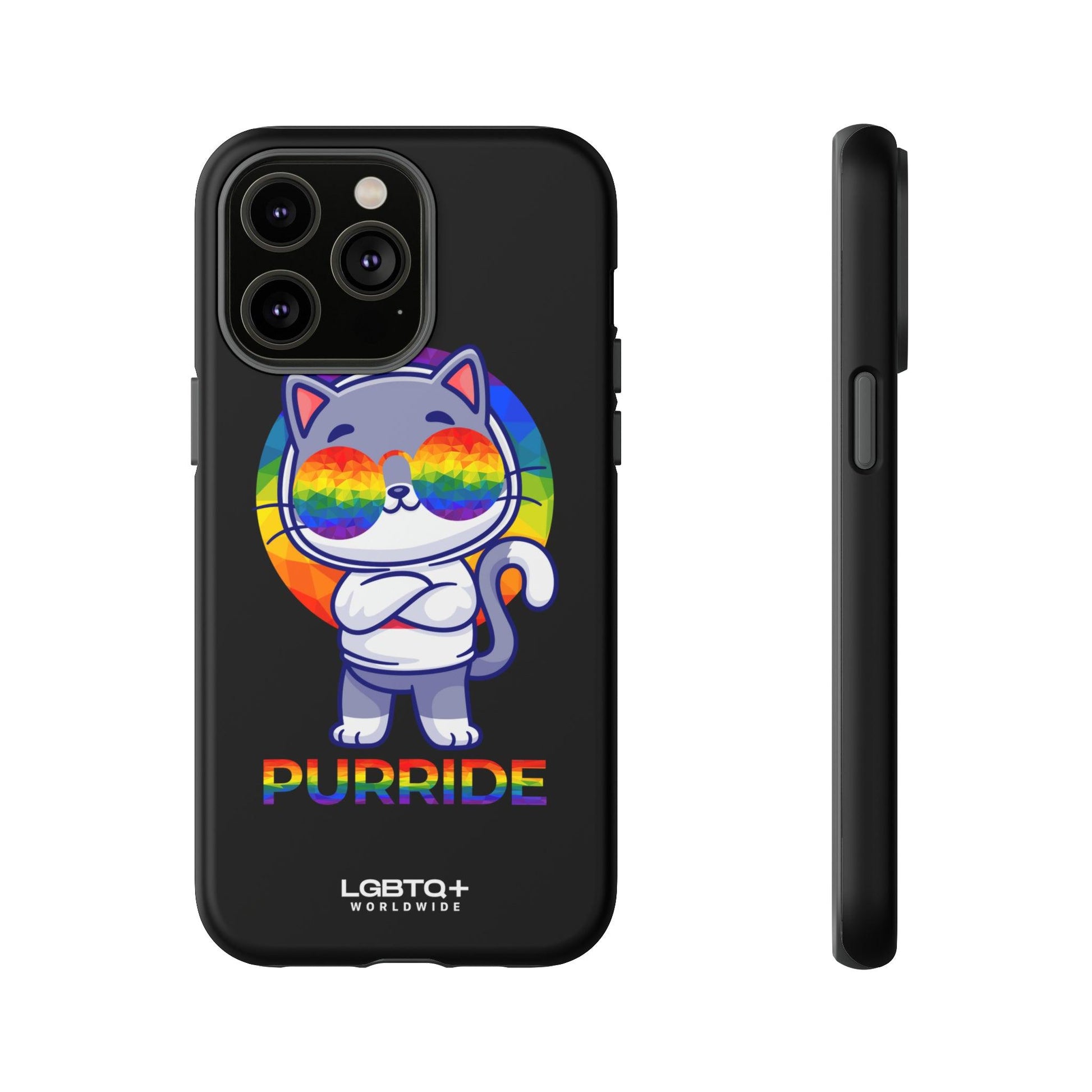 LGBTQWorldwide - ,,PURRIDE" Tough Cases Accessories, Glossy, iPhone Cases, Matte, Phone accessory, Phone Cases, Samsung Cases, Thermo, Valentine's Day Picks lgbtq Bekleidung Accessoires unisex Zubehör