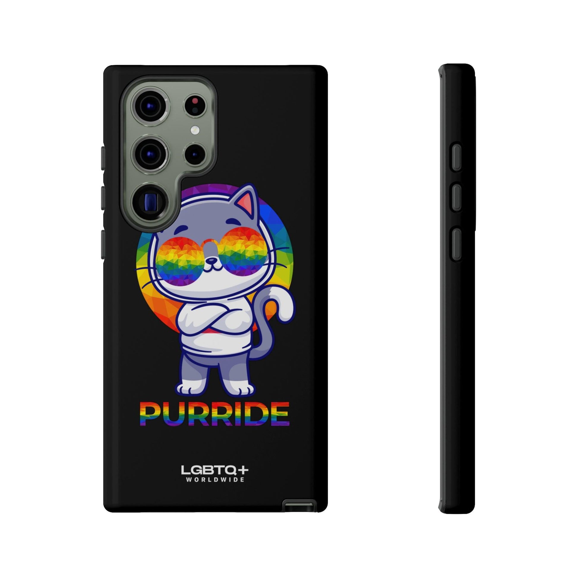 LGBTQWorldwide - ,,PURRIDE" Tough Cases Accessories, Glossy, iPhone Cases, Matte, Phone accessory, Phone Cases, Samsung Cases, Thermo, Valentine's Day Picks lgbtq Bekleidung Accessoires unisex Zubehör