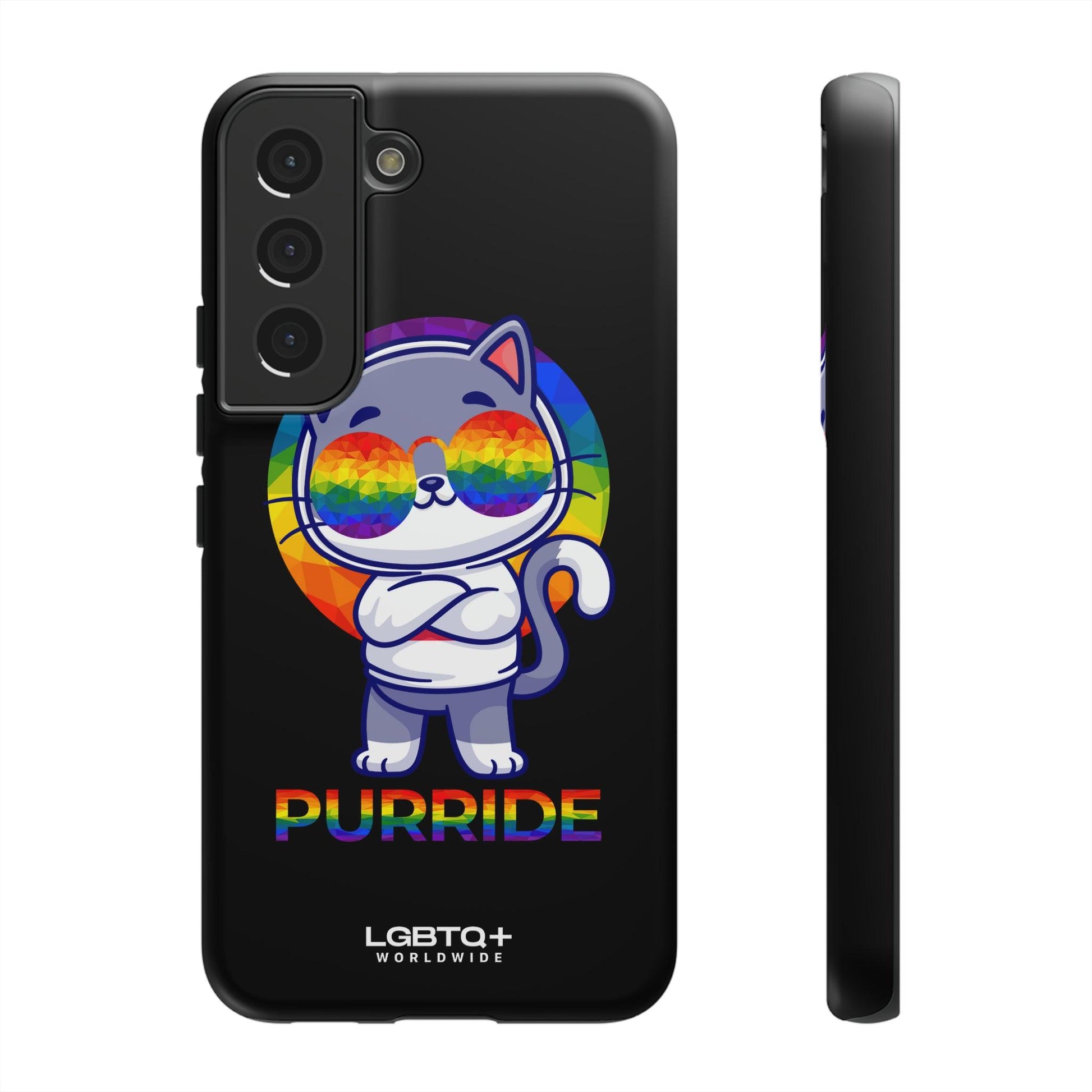 LGBTQWorldwide - ,,PURRIDE" Tough Cases Accessories, Glossy, iPhone Cases, Matte, Phone accessory, Phone Cases, Samsung Cases, Thermo, Valentine's Day Picks lgbtq Bekleidung Accessoires unisex Zubehör