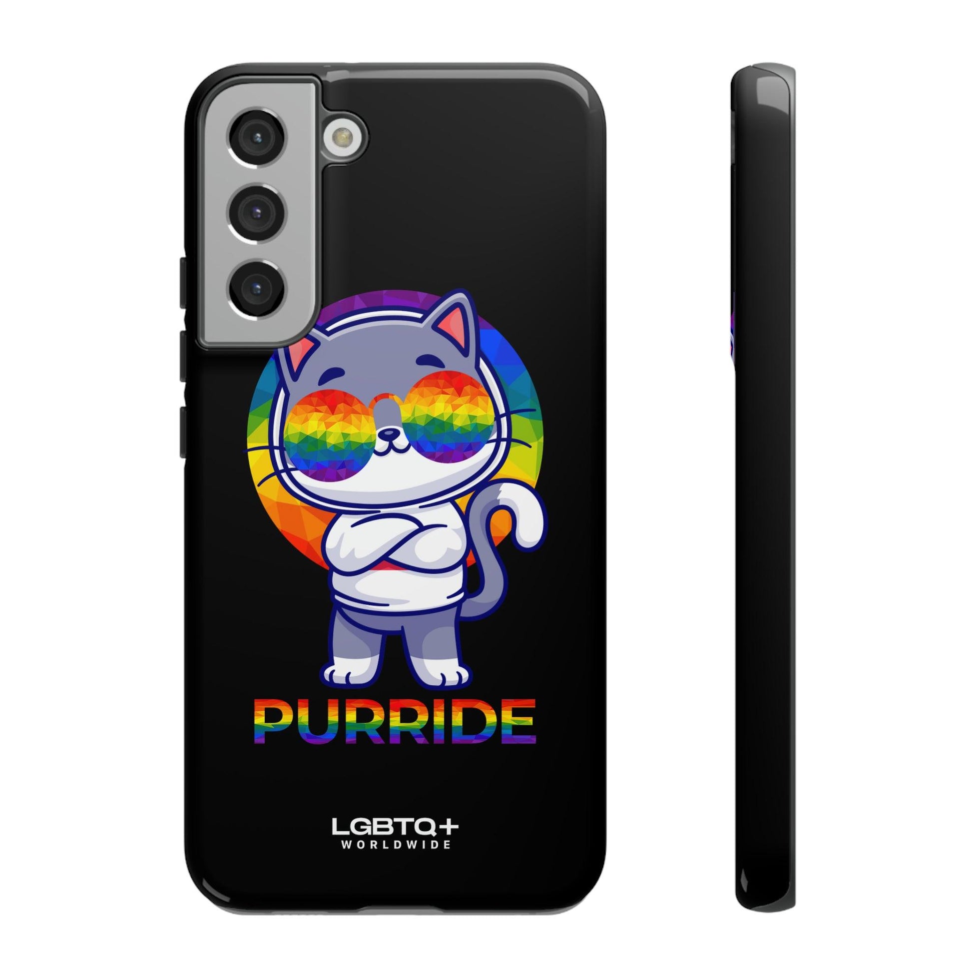 LGBTQWorldwide - ,,PURRIDE" Tough Cases Accessories, Glossy, iPhone Cases, Matte, Phone accessory, Phone Cases, Samsung Cases, Thermo, Valentine's Day Picks lgbtq Bekleidung Accessoires unisex Zubehör