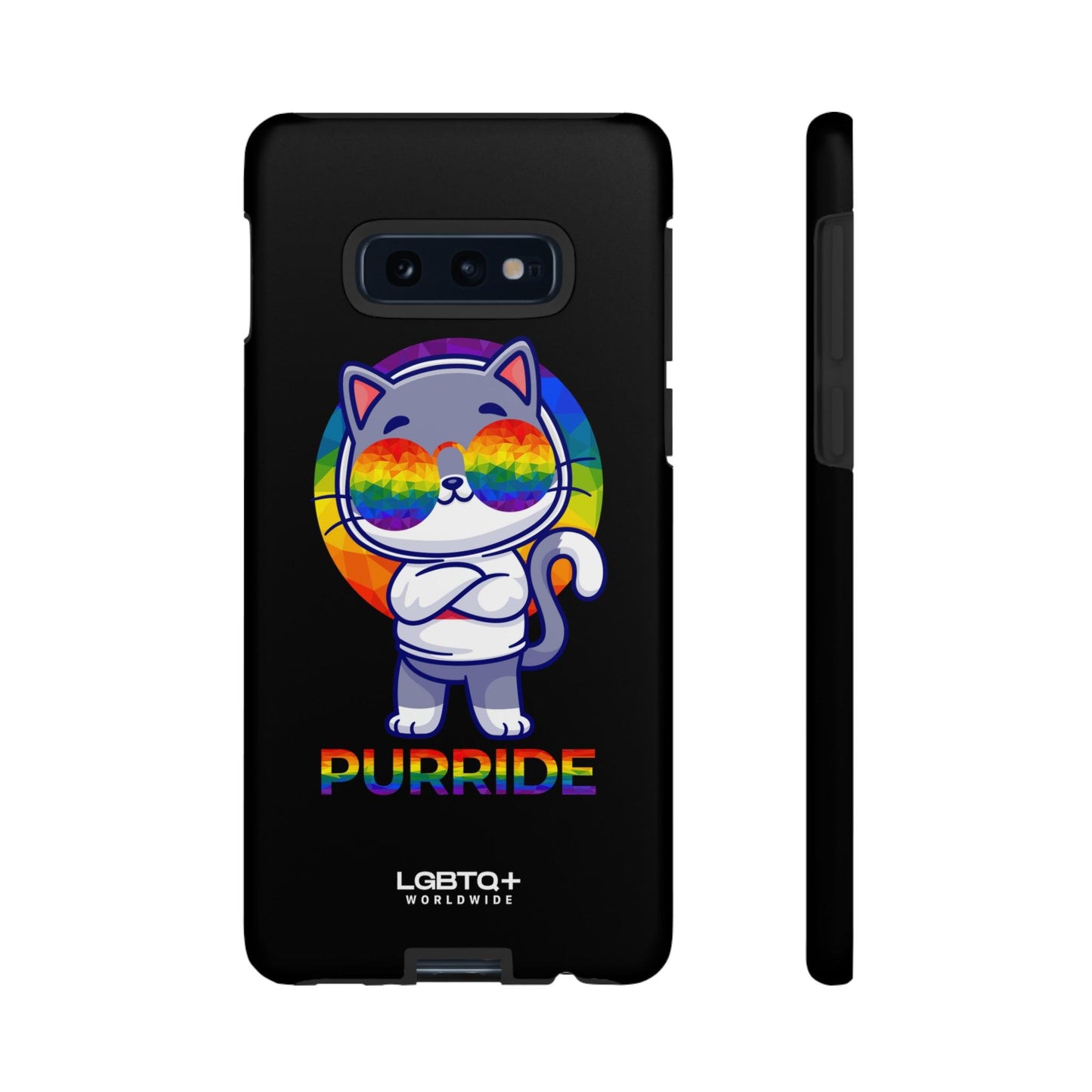 LGBTQWorldwide - ,,PURRIDE" Tough Cases Accessories, Glossy, iPhone Cases, Matte, Phone accessory, Phone Cases, Samsung Cases, Thermo, Valentine's Day Picks lgbtq Bekleidung Accessoires unisex Zubehör