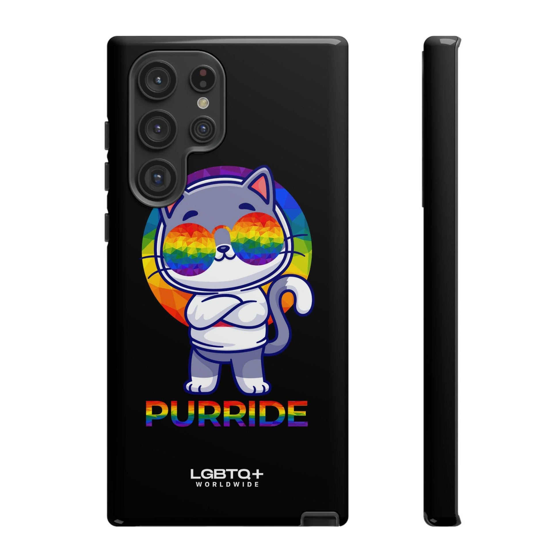 LGBTQWorldwide - ,,PURRIDE" Tough Cases Accessories, Glossy, iPhone Cases, Matte, Phone accessory, Phone Cases, Samsung Cases, Thermo, Valentine's Day Picks lgbtq Bekleidung Accessoires unisex Zubehör