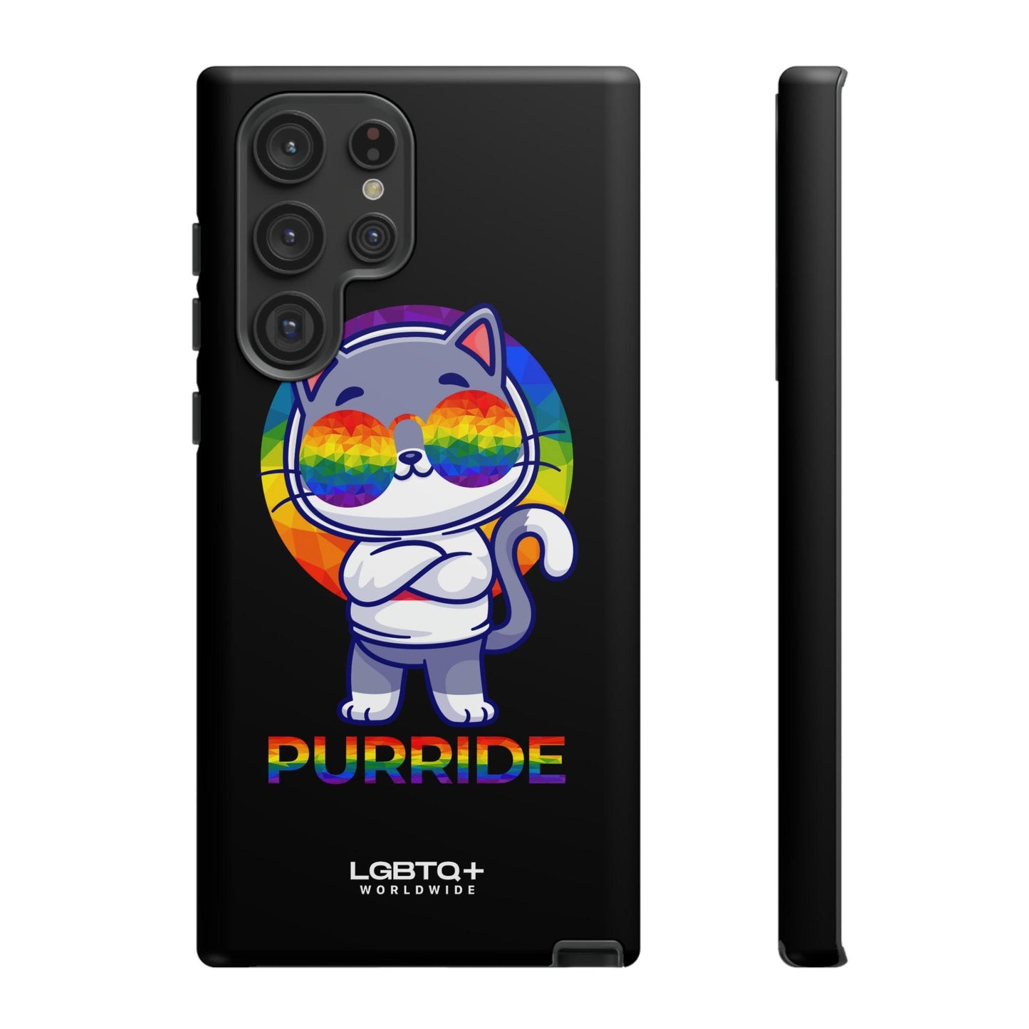 LGBTQWorldwide - ,,PURRIDE" Tough Cases Accessories, Glossy, iPhone Cases, Matte, Phone accessory, Phone Cases, Samsung Cases, Thermo, Valentine's Day Picks lgbtq Bekleidung Accessoires unisex Zubehör