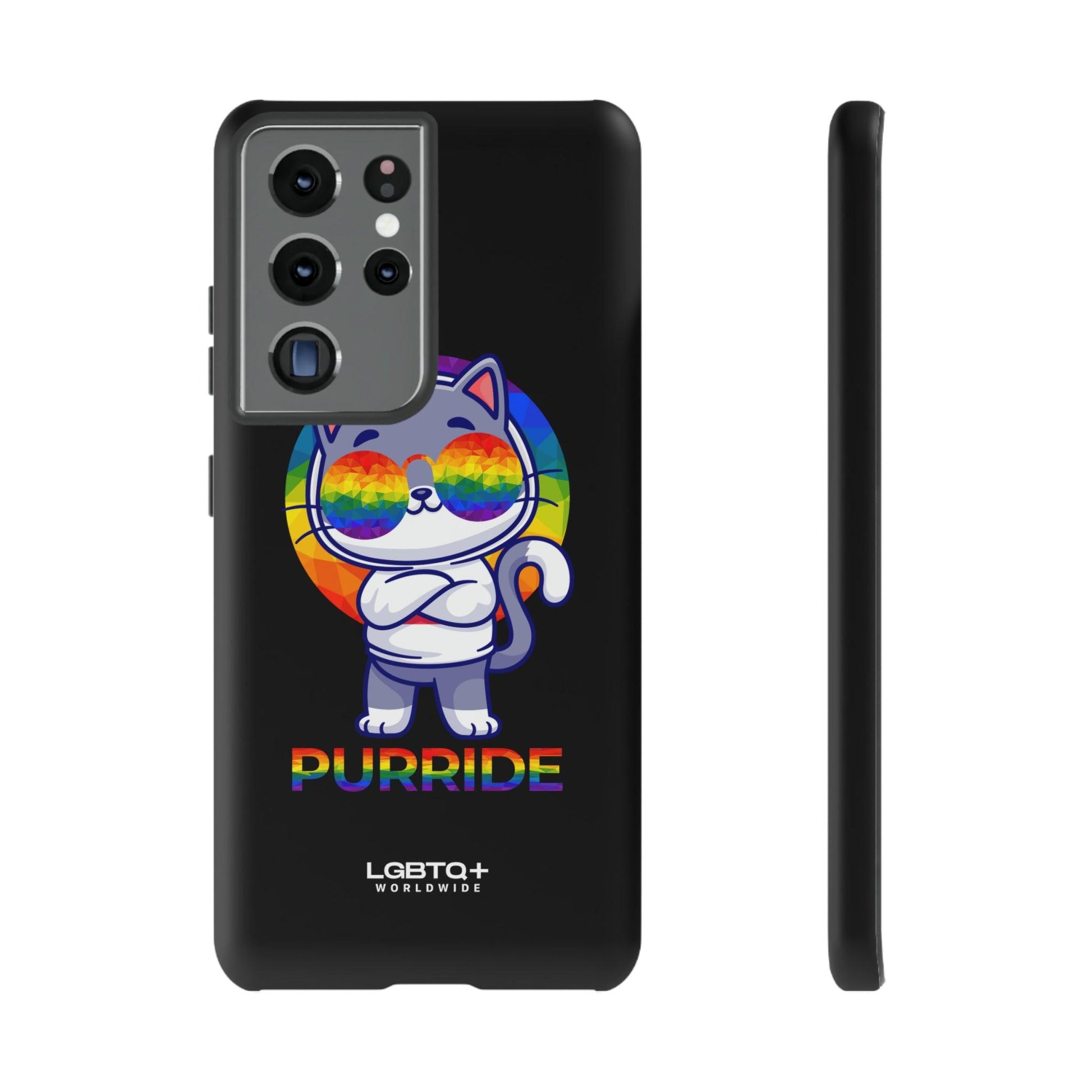 LGBTQWorldwide - ,,PURRIDE" Tough Cases Accessories, Glossy, iPhone Cases, Matte, Phone accessory, Phone Cases, Samsung Cases, Thermo, Valentine's Day Picks lgbtq Bekleidung Accessoires unisex Zubehör