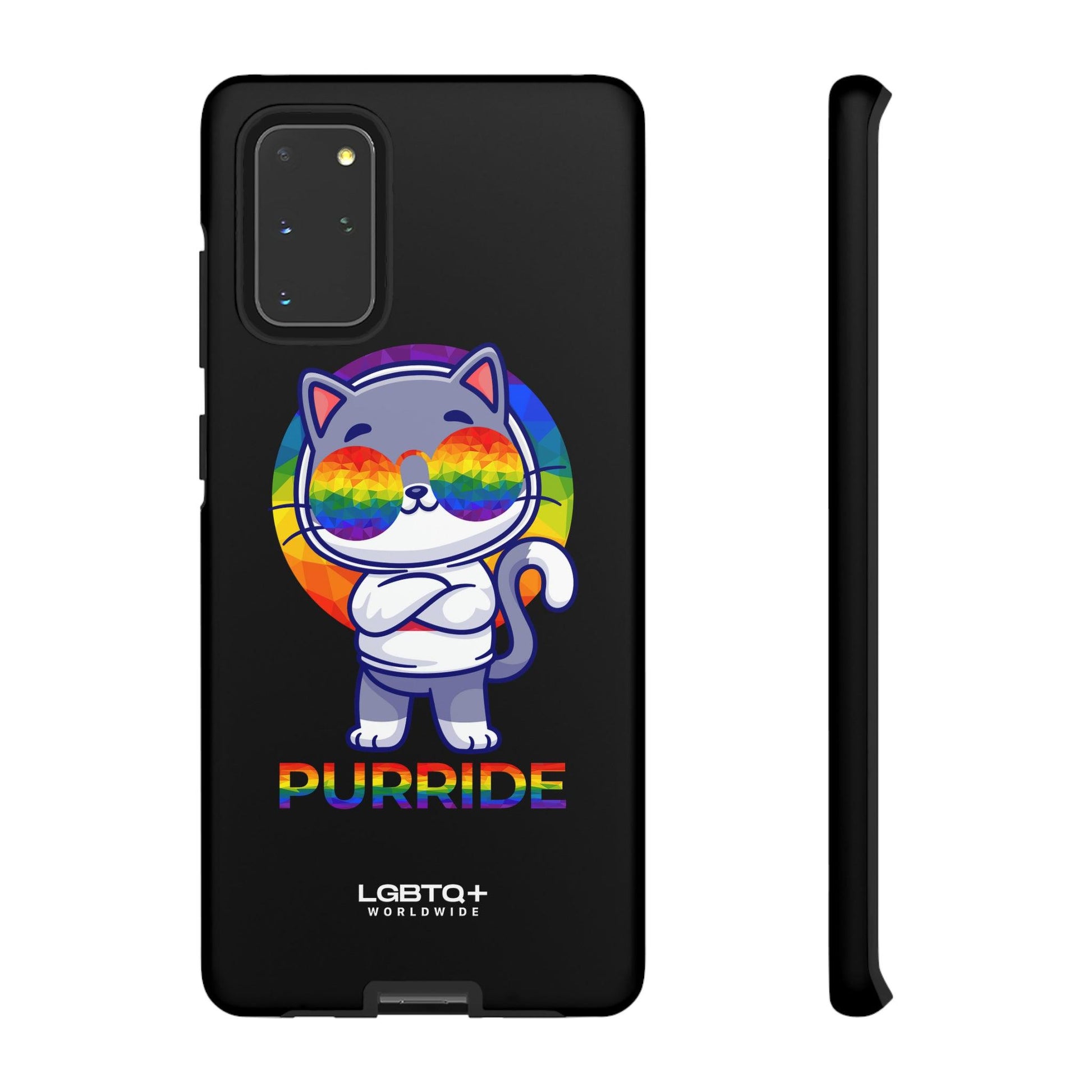 LGBTQWorldwide - ,,PURRIDE" Tough Cases Accessories, Glossy, iPhone Cases, Matte, Phone accessory, Phone Cases, Samsung Cases, Thermo, Valentine's Day Picks lgbtq Bekleidung Accessoires unisex Zubehör