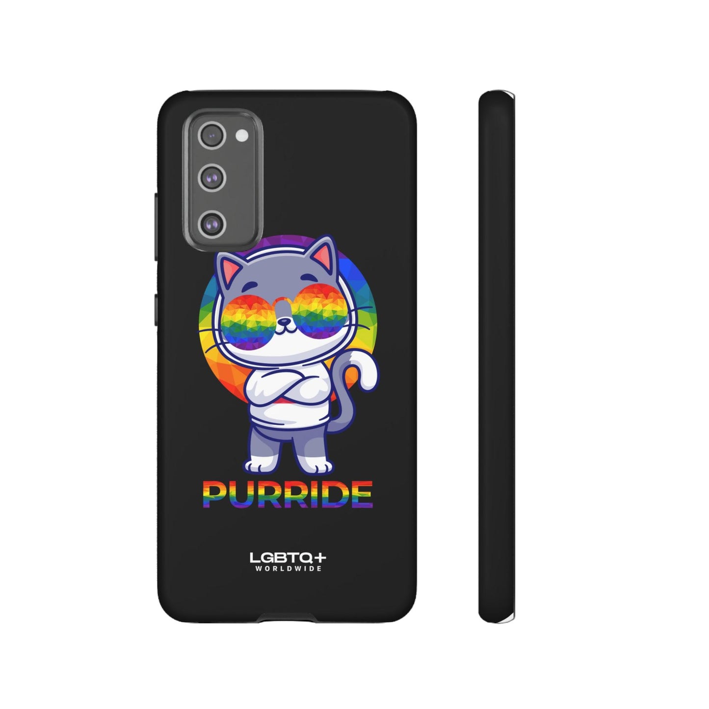 LGBTQWorldwide - ,,PURRIDE" Tough Cases Accessories, Glossy, iPhone Cases, Matte, Phone accessory, Phone Cases, Samsung Cases, Thermo, Valentine's Day Picks lgbtq Bekleidung Accessoires unisex Zubehör