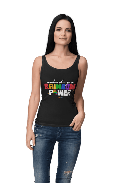 LGBTQWorldwide - ,,RAINBOW POWER'' DTG, Eco-friendly, Men's Clothing, Neck Labels, Organic, Recycled, Slim fit, Sustainable, Tank Tops, Tanke, Vegan lgbtq Bekleidung Accessoires unisex Zubehör