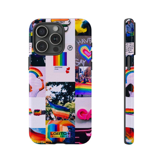 LGBTQWorldwide - ,,REGENBOGEN" Doppelgehäuse Handyhülle Accessories, Glossy, iPhone Cases, Matte, Phone accessory, Phone Cases, Samsung Cases, Thermo, Valentine's Day Picks lgbtq Bekleidung Accessoires unisex Zubehör