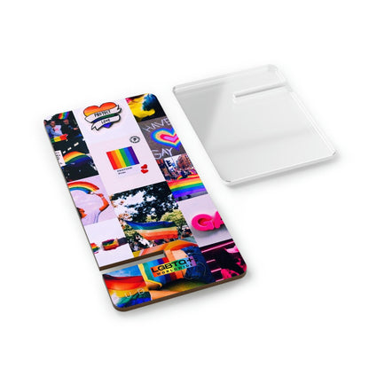 LGBTQWorldwide - ,,REGENBOGEN" Handyhalter für Smartphones Accessories, All, Desk, Phone accessory, stand, tech, Tech Accessories lgbtq Bekleidung Accessoires unisex Zubehör