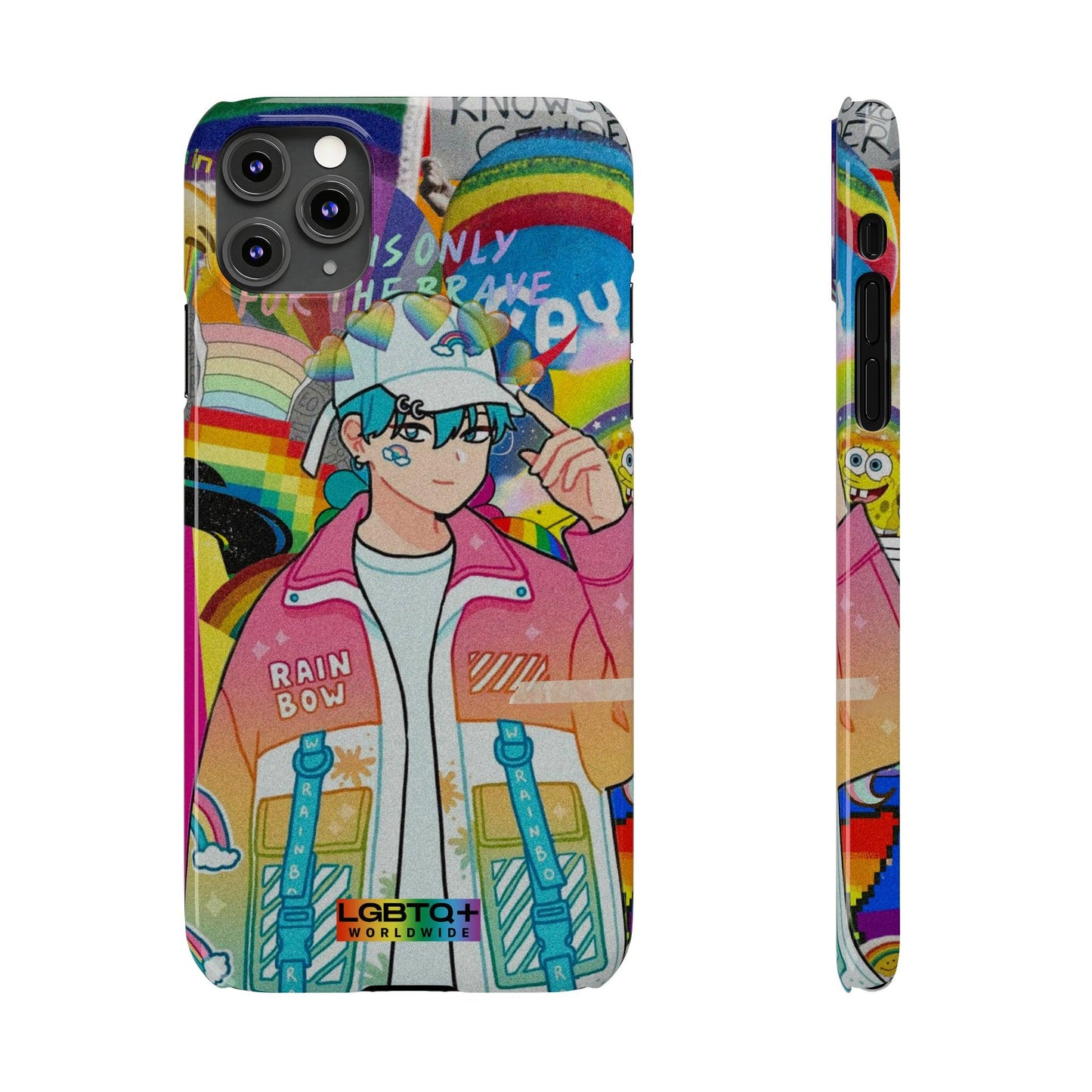 LGBTQWorldwide - ,,REGENBOGEN JUNGE" Handyhülle Accessories, Back-to-School, card, Glossy, iPhone, iPhone Cases, Phone accessory, Phone Cases, Samsung Cases, Slim lgbtq Bekleidung Accessoires unisex Zubehör