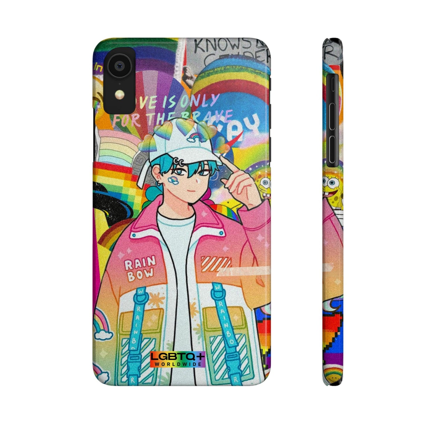 LGBTQWorldwide - ,,REGENBOGEN JUNGE" Handyhülle Accessories, Back-to-School, card, Glossy, iPhone, iPhone Cases, Phone accessory, Phone Cases, Samsung Cases, Slim lgbtq Bekleidung Accessoires unisex Zubehör