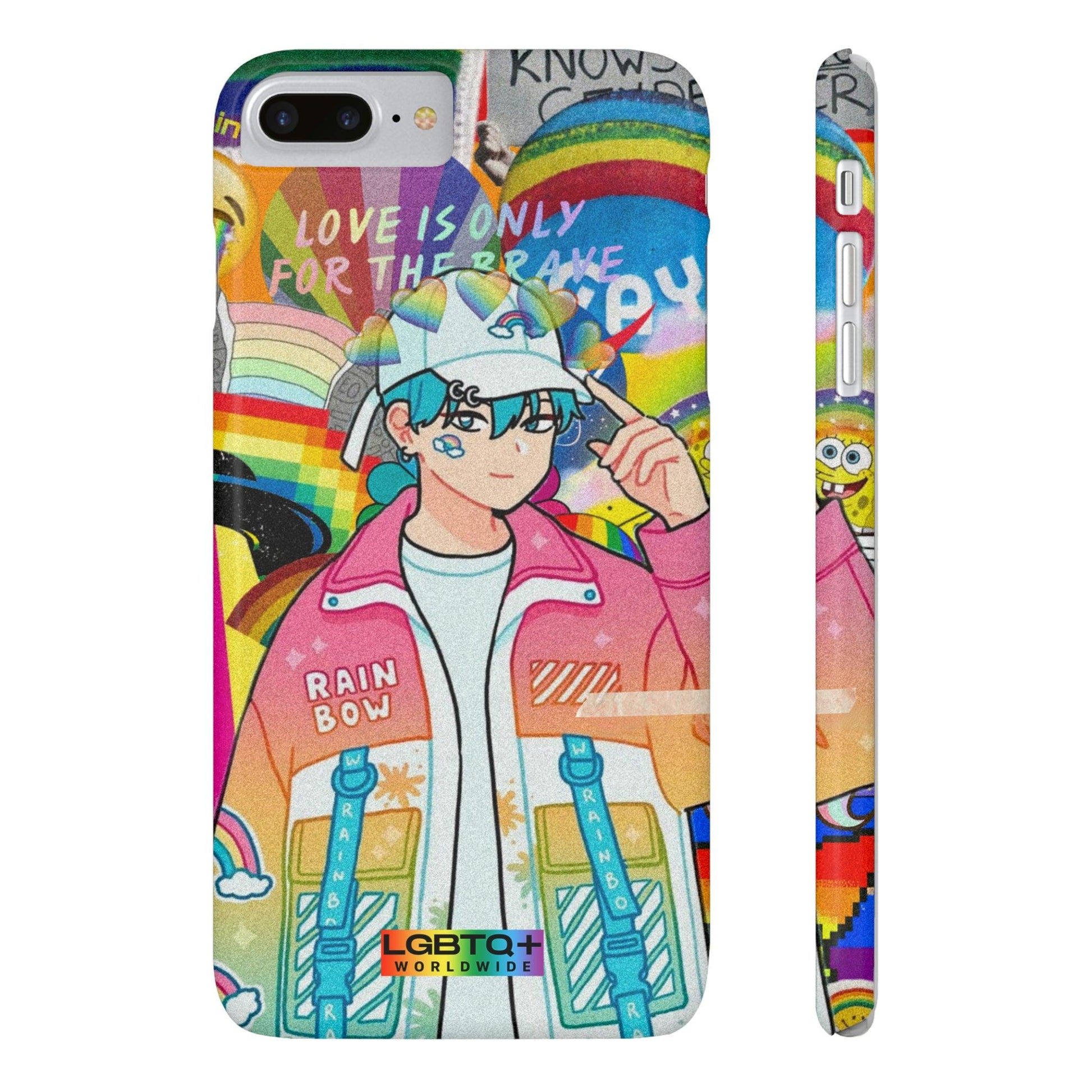 LGBTQWorldwide - ,,REGENBOGEN JUNGE" Handyhülle Accessories, Back-to-School, card, Glossy, iPhone, iPhone Cases, Phone accessory, Phone Cases, Samsung Cases, Slim lgbtq Bekleidung Accessoires unisex Zubehör