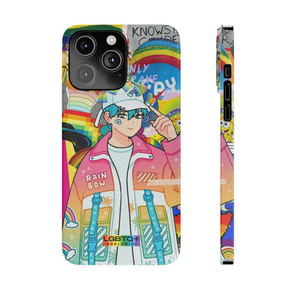 LGBTQWorldwide - ,,REGENBOGEN JUNGE" Handyhülle Accessories, Back-to-School, card, Glossy, iPhone, iPhone Cases, Phone accessory, Phone Cases, Samsung Cases, Slim lgbtq Bekleidung Accessoires unisex Zubehör