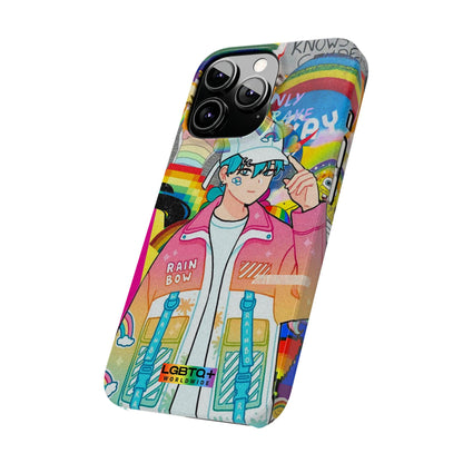 LGBTQWorldwide - ,,REGENBOGEN JUNGE" Handyhülle Accessories, Back-to-School, card, Glossy, iPhone, iPhone Cases, Phone accessory, Phone Cases, Samsung Cases, Slim lgbtq Bekleidung Accessoires unisex Zubehör