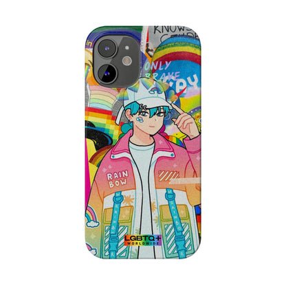 LGBTQWorldwide - ,,REGENBOGEN JUNGE" Handyhülle Accessories, Back-to-School, card, Glossy, iPhone, iPhone Cases, Phone accessory, Phone Cases, Samsung Cases, Slim lgbtq Bekleidung Accessoires unisex Zubehör