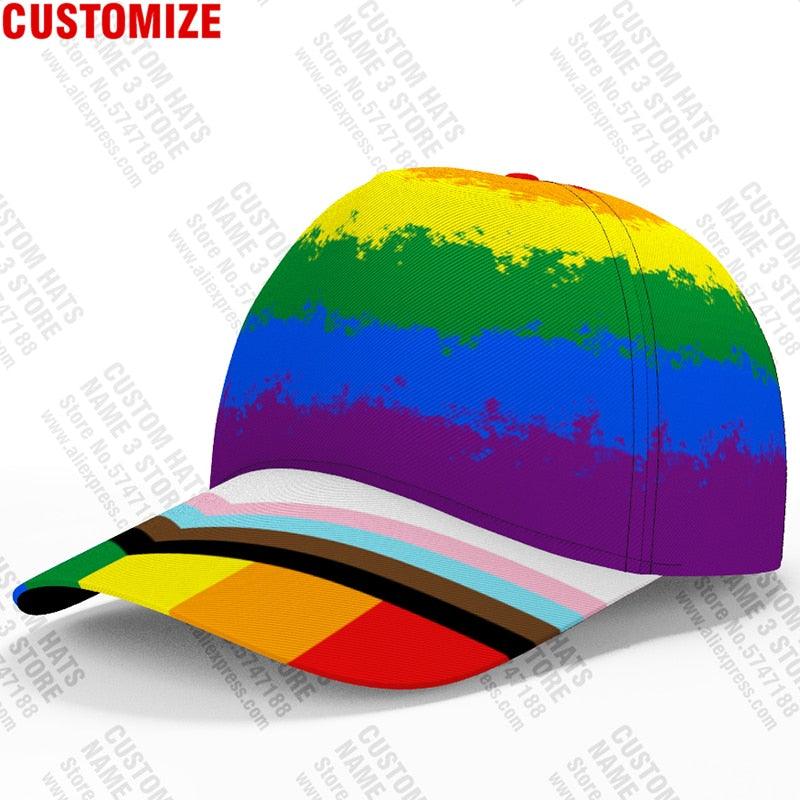 LGBTQWorldwide - Regenbogen Kappe Accessoires lgbtq Bekleidung Accessoires unisex Zubehör