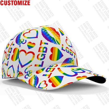 LGBTQWorldwide - Regenbogen Kappe Accessoires lgbtq Bekleidung Accessoires unisex Zubehör