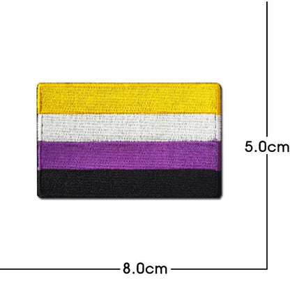 LGBTQWorldwide - Regenbogen Patches acc, Accessoires, Accessories, all lgbtq Bekleidung Accessoires unisex Zubehör