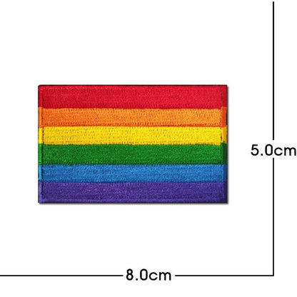 LGBTQWorldwide - Regenbogen Patches acc, Accessoires, Accessories, all lgbtq Bekleidung Accessoires unisex Zubehör