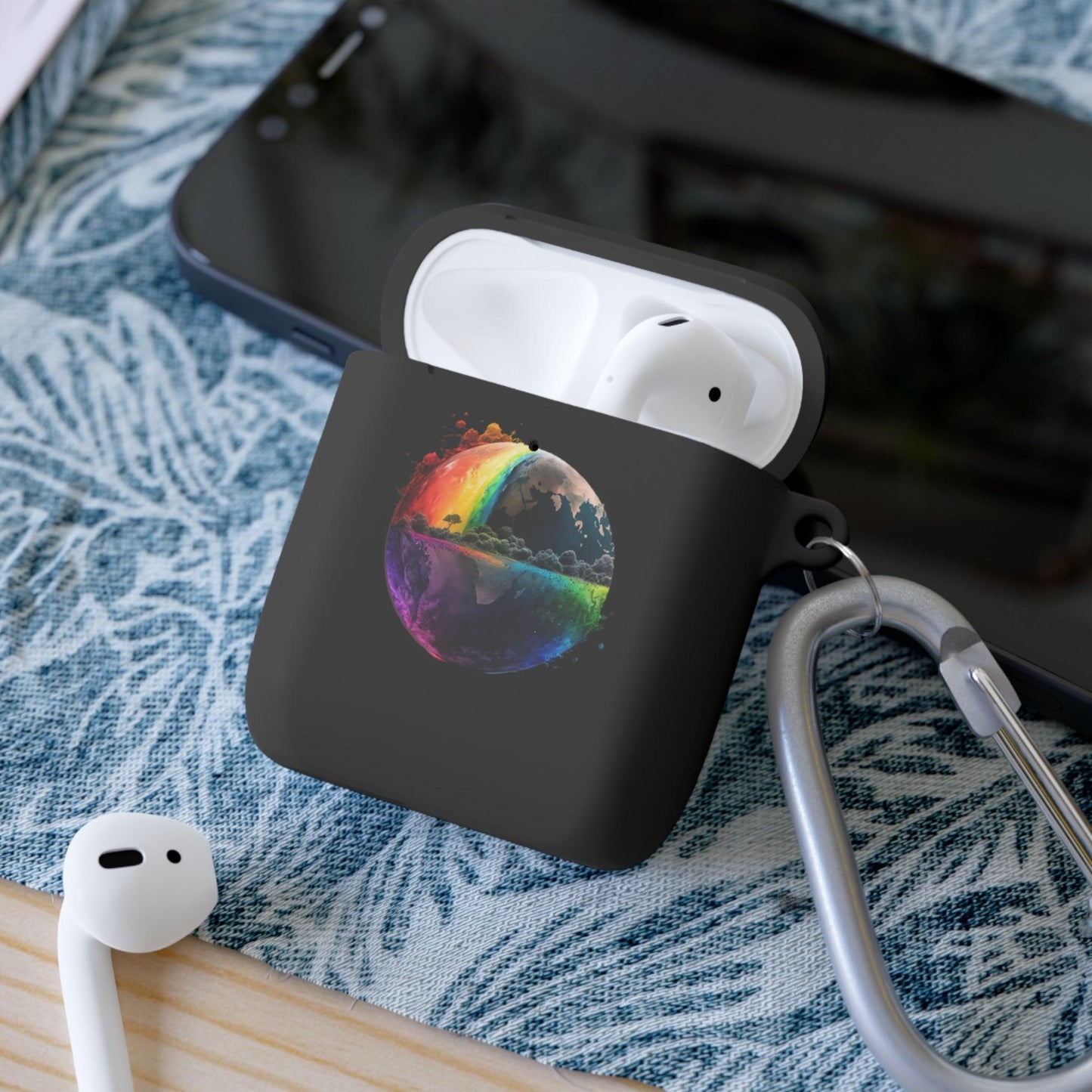 LGBTQWorldwide - ,,REGENBOGEN WELT" AirPods and AirPods Pro Hülle Accessories, AirPods, AirPods Pro, Back-to-School, Case, Flexible, tech, Tech Accessories, TPU lgbtq Bekleidung Accessoires unisex Zubehör