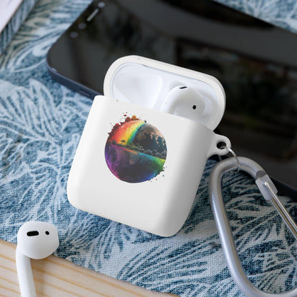 LGBTQWorldwide - ,,REGENBOGEN WELT" AirPods and AirPods Pro Hülle Accessories, AirPods, AirPods Pro, Back-to-School, Case, Flexible, tech, Tech Accessories, TPU lgbtq Bekleidung Accessoires unisex Zubehör