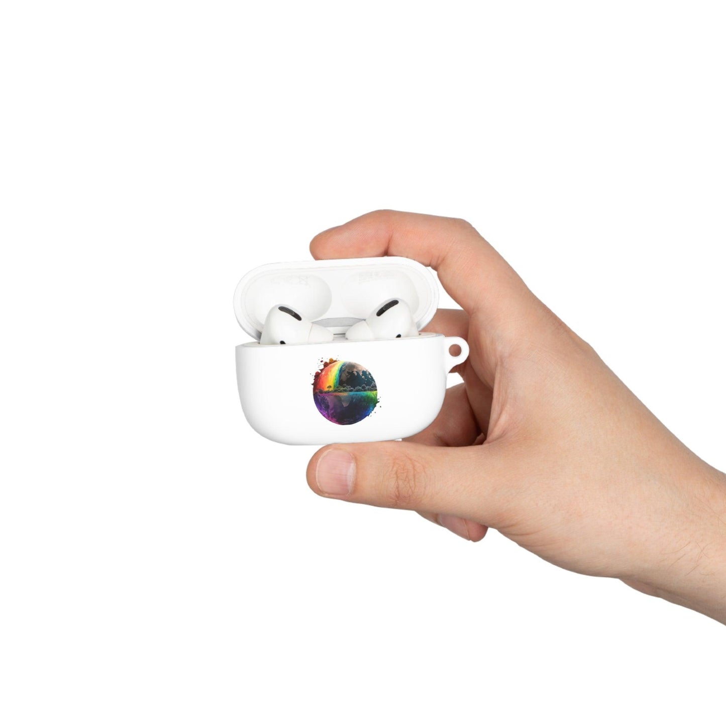 LGBTQWorldwide - ,,REGENBOGEN WELT" AirPods and AirPods Pro Hülle Accessories, AirPods, AirPods Pro, Back-to-School, Case, Flexible, tech, Tech Accessories, TPU lgbtq Bekleidung Accessoires unisex Zubehör